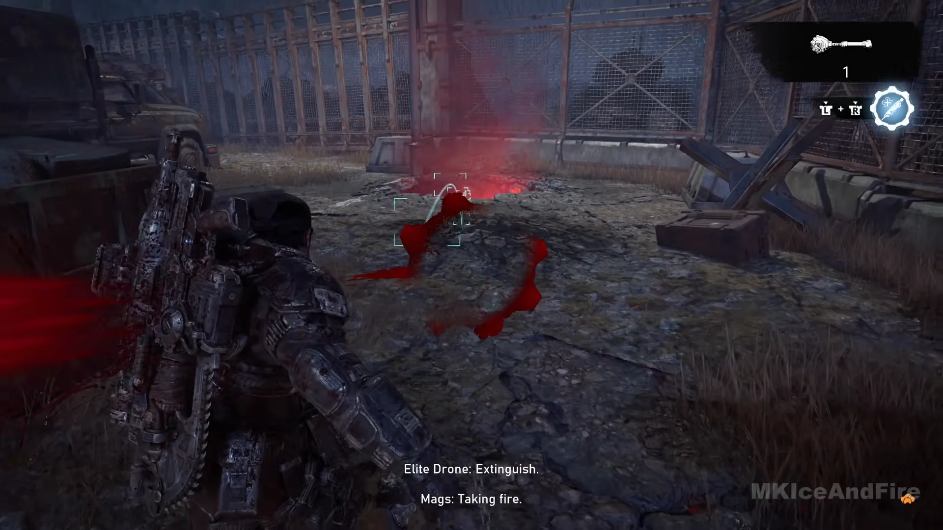 Frag arc into the Emergence Hole
