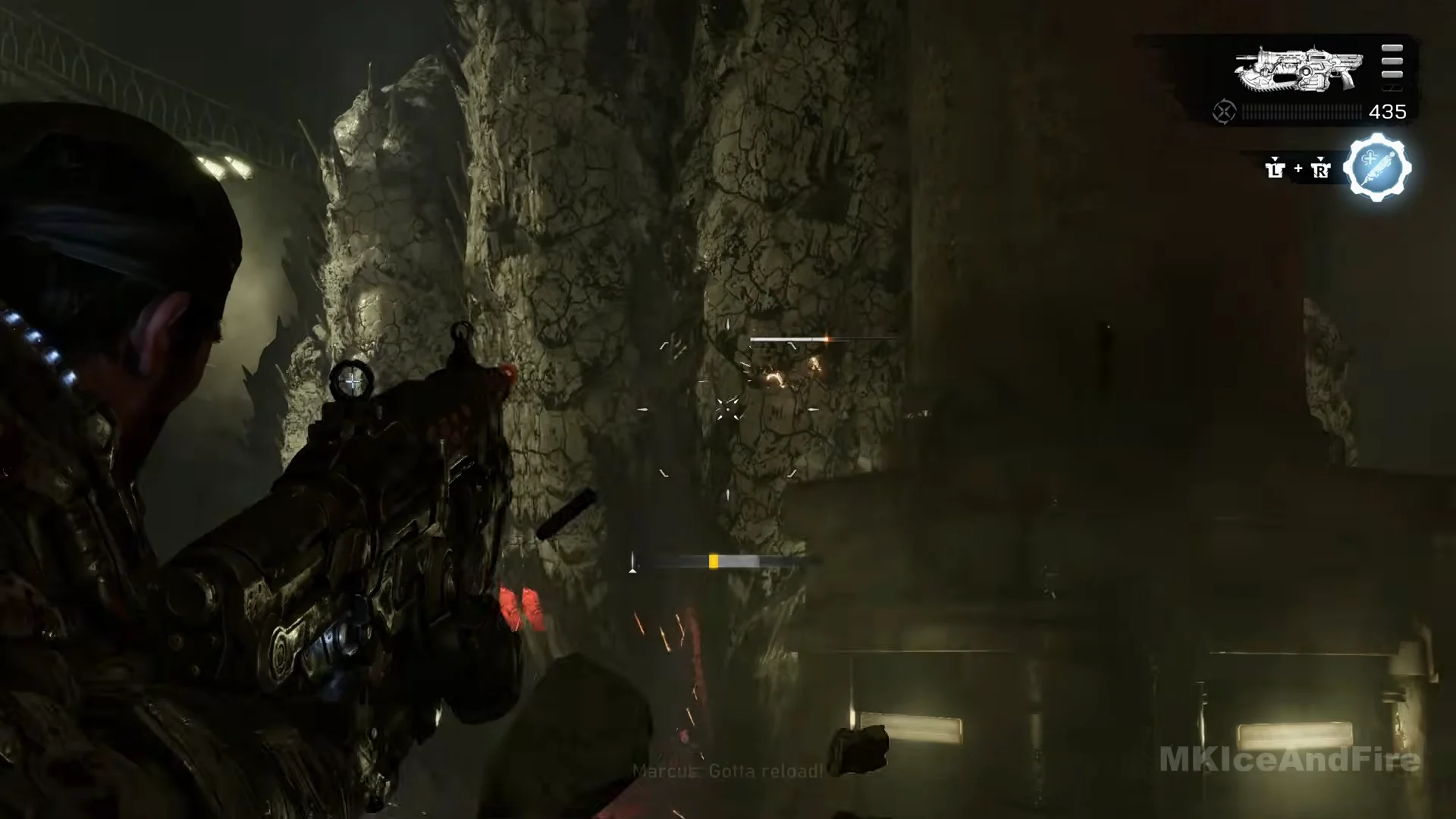Lancer fire into the face