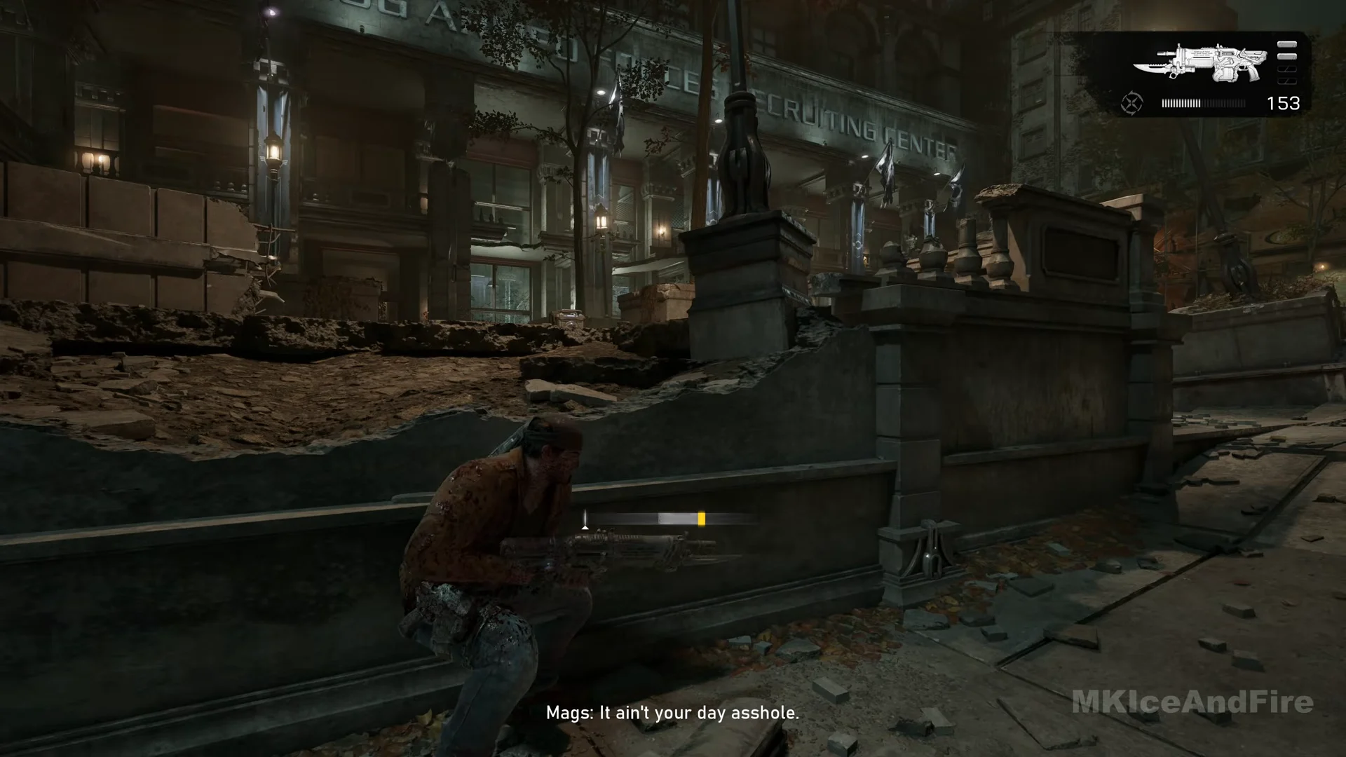 Reload bar behind cover