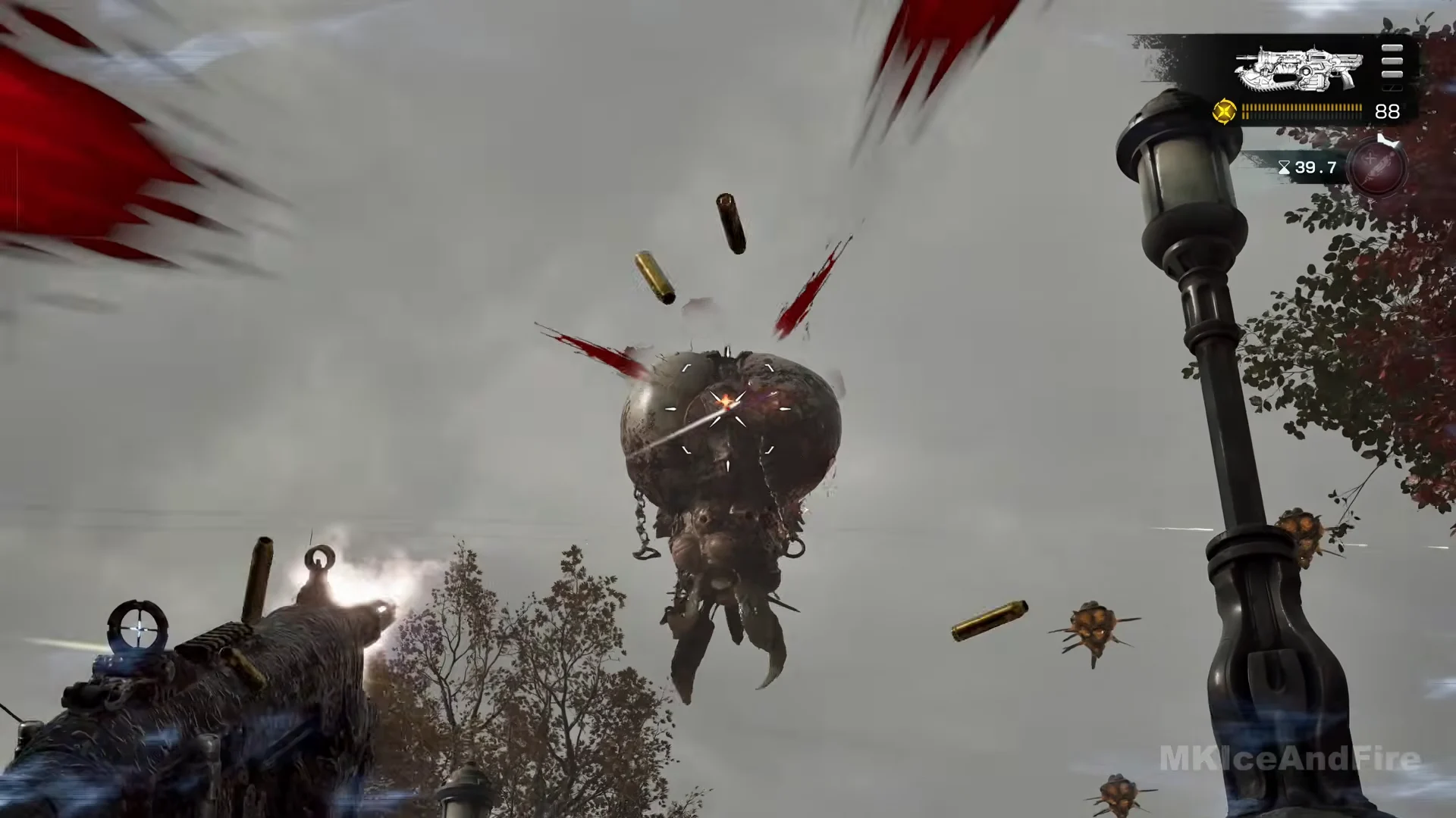 Lancer fire on the last Matron