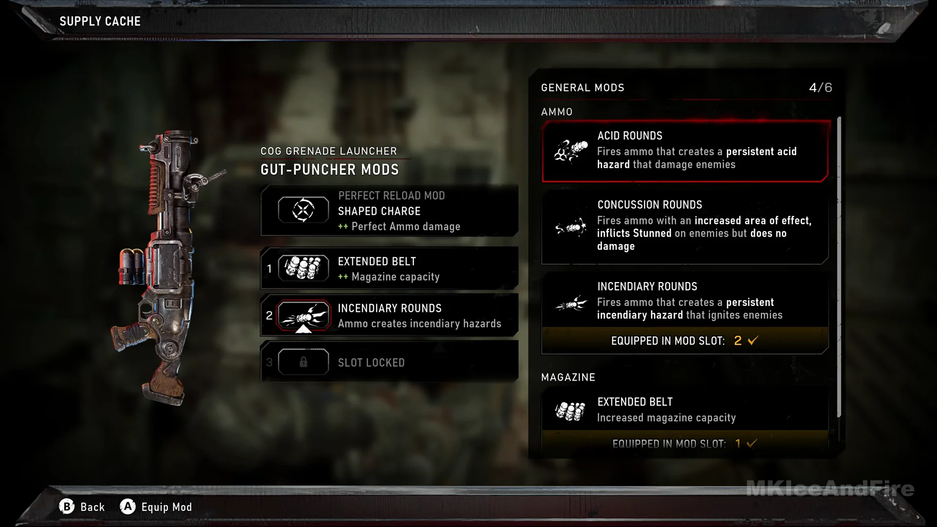 Gut-Puncher ammo mods list