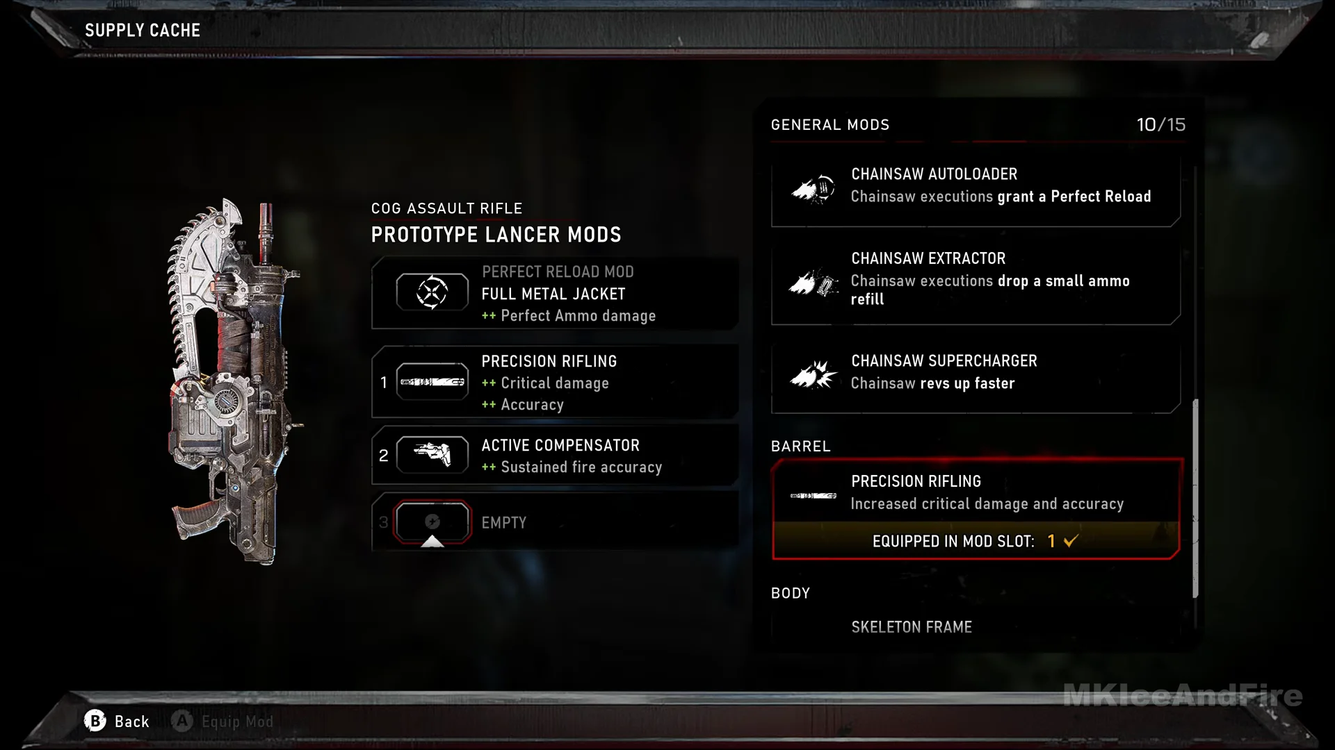 Prototype Lancer mod list