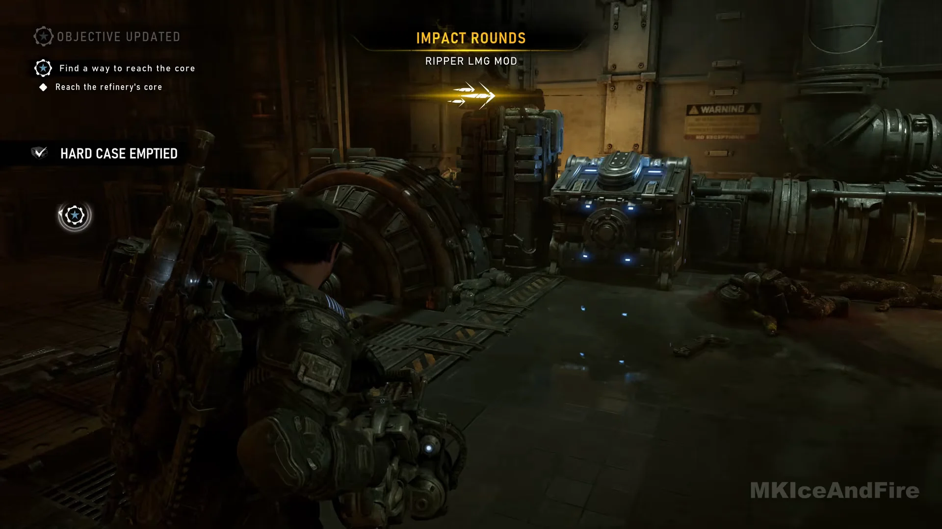 Impact Rounds case at the console