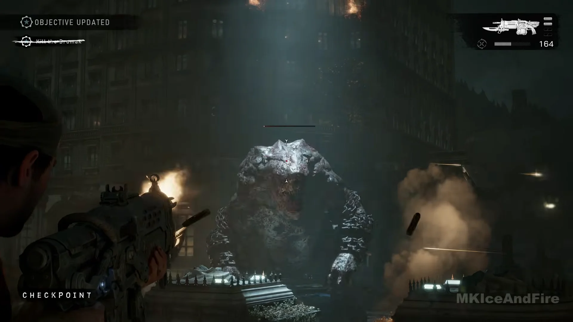 Last Lancer burst, objective struck