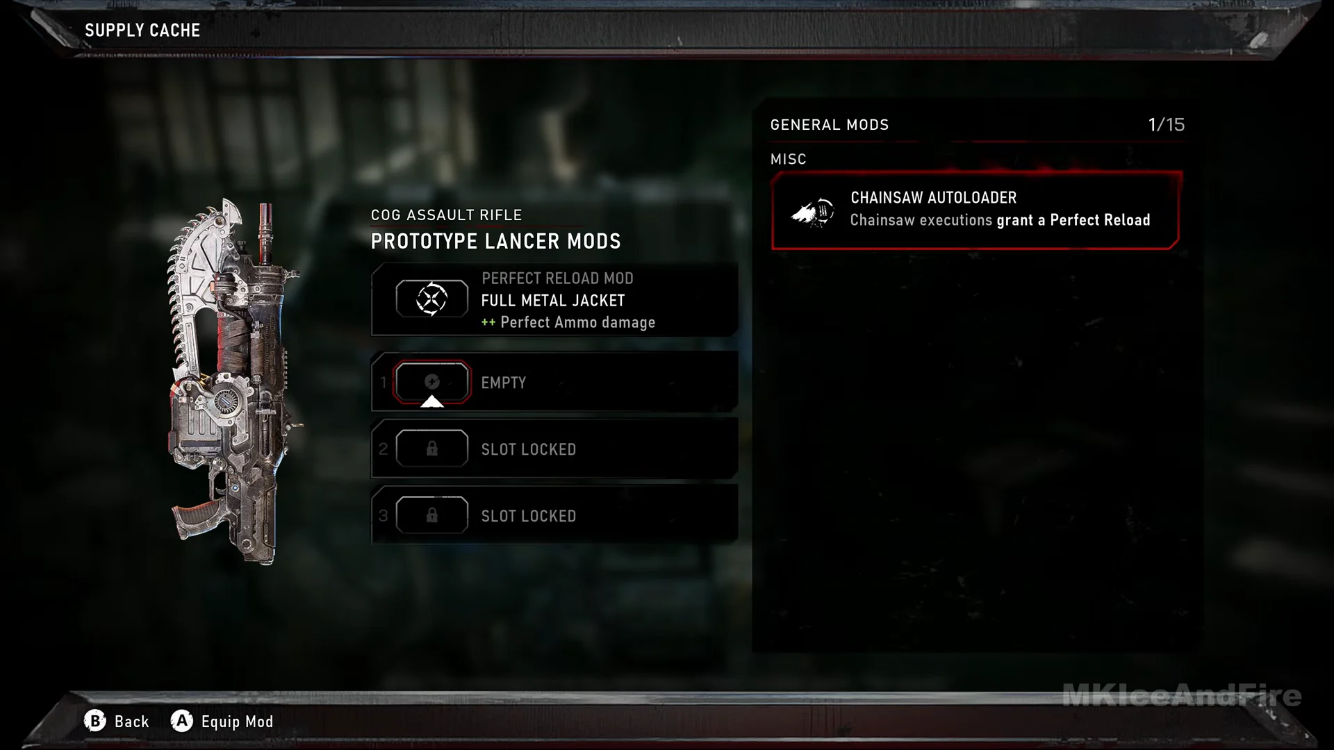 Chainsaw Autoloader mod at the cache