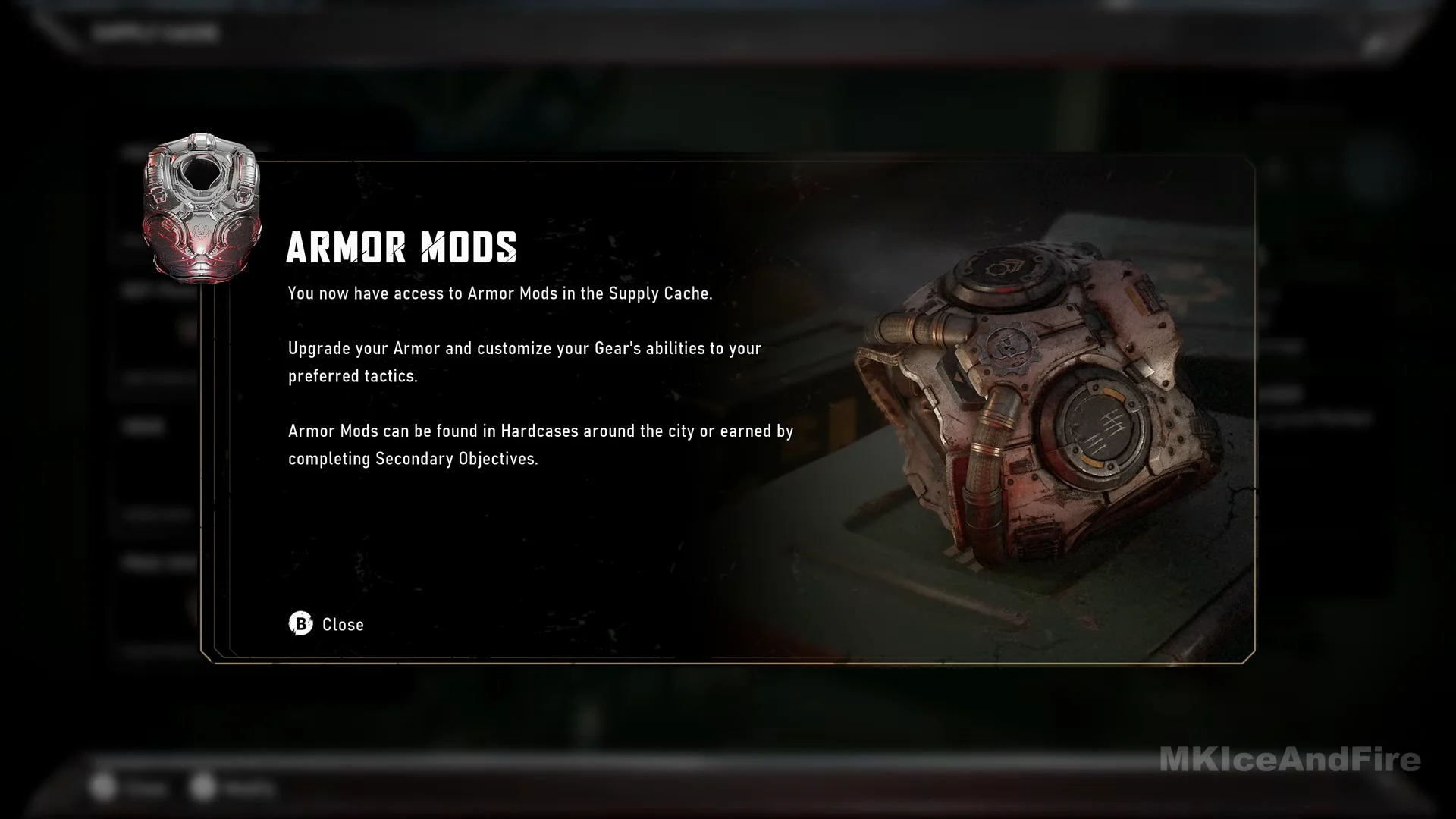 Armor Mods tutorial card