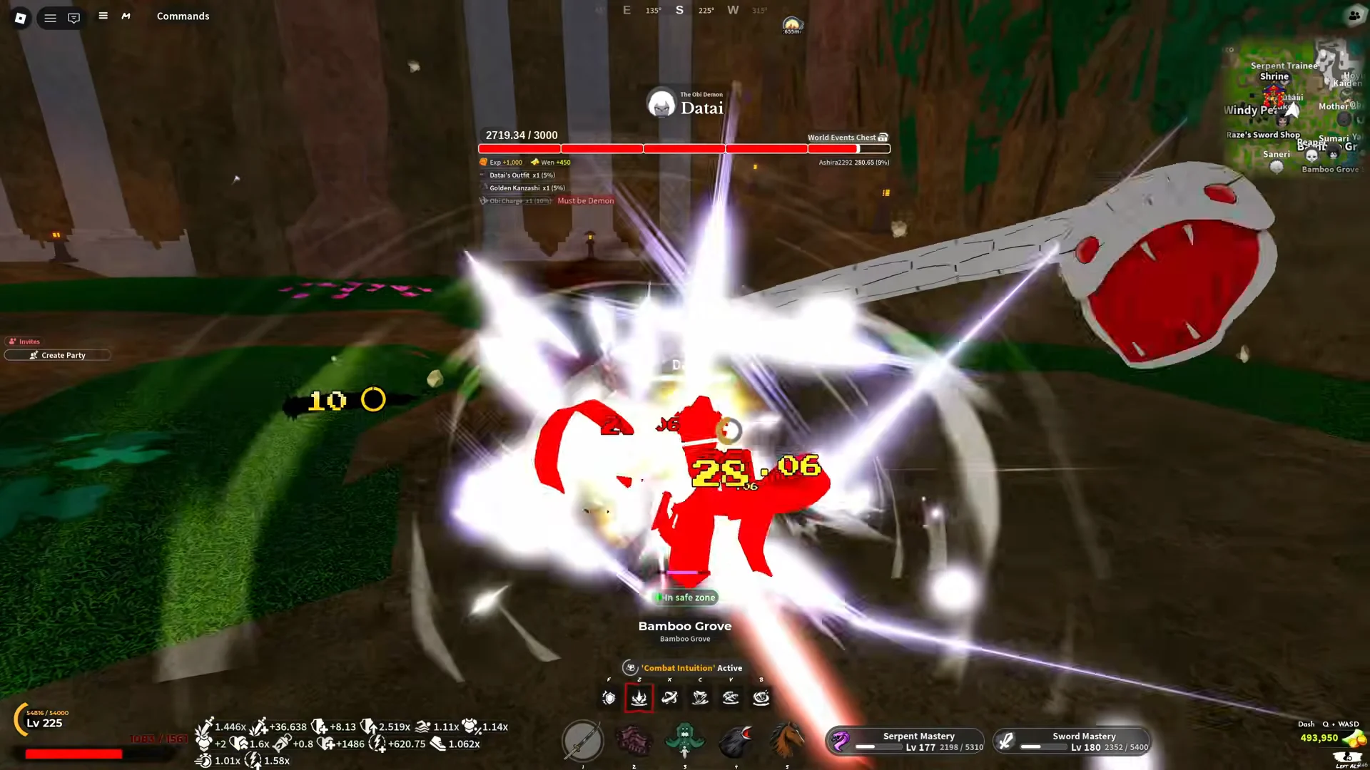 Nighttime Boss Rotation Route