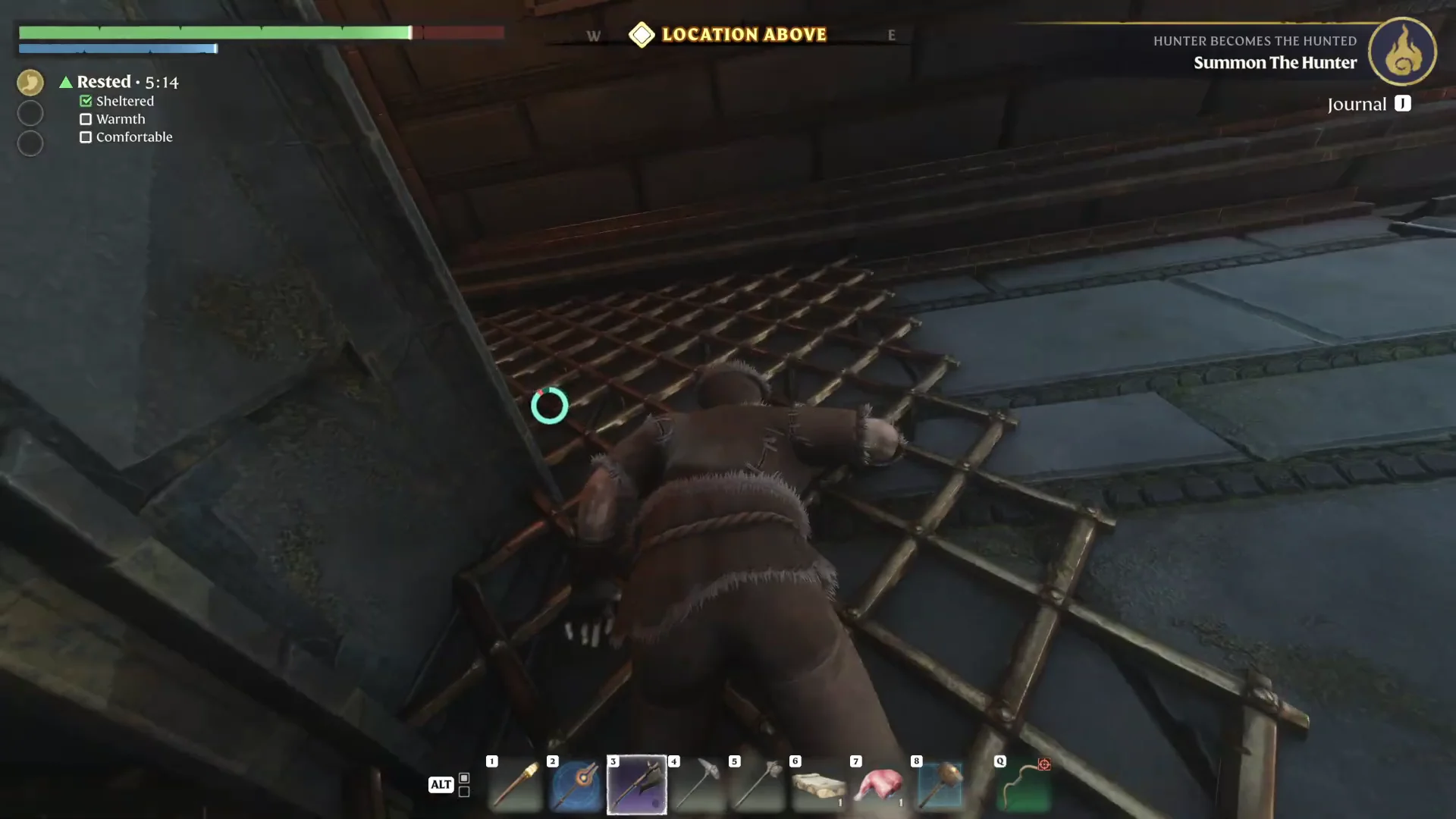 Grappling and Climbing Up