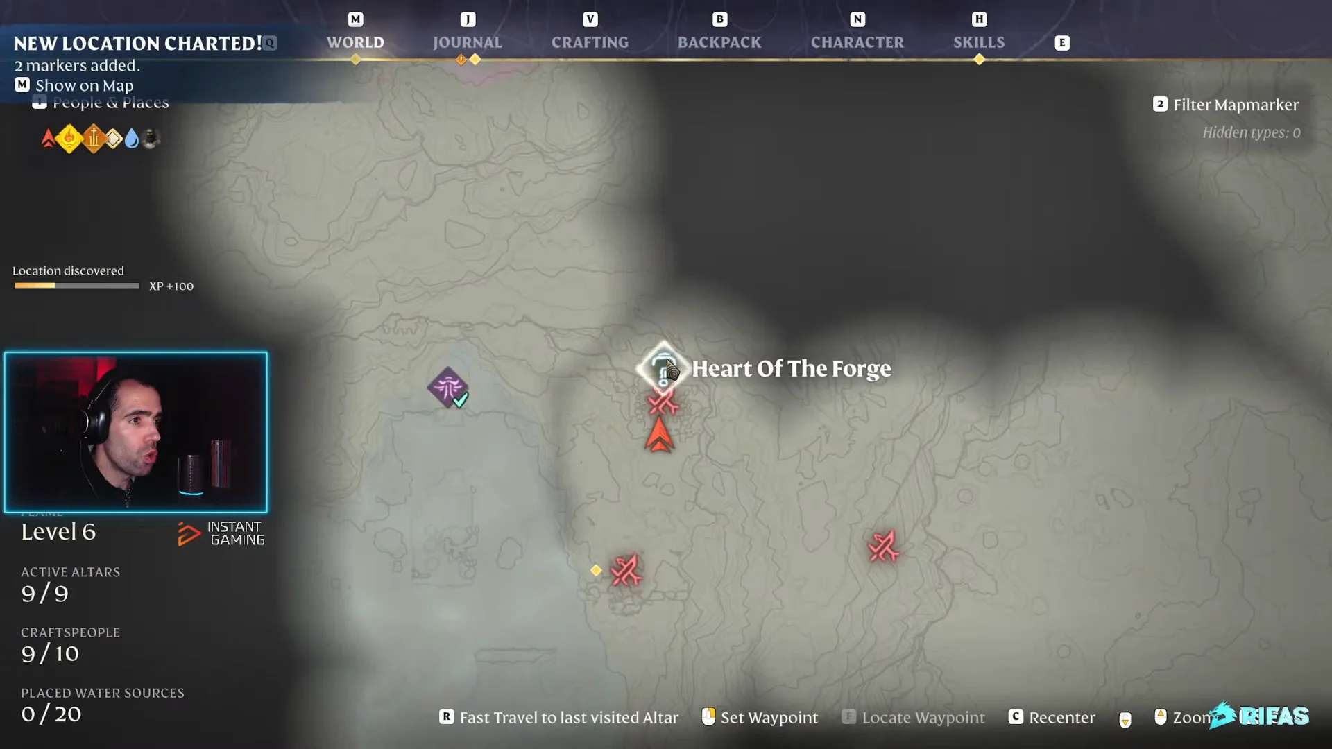 Find The Forge, arriving at the Forge of Obsidia