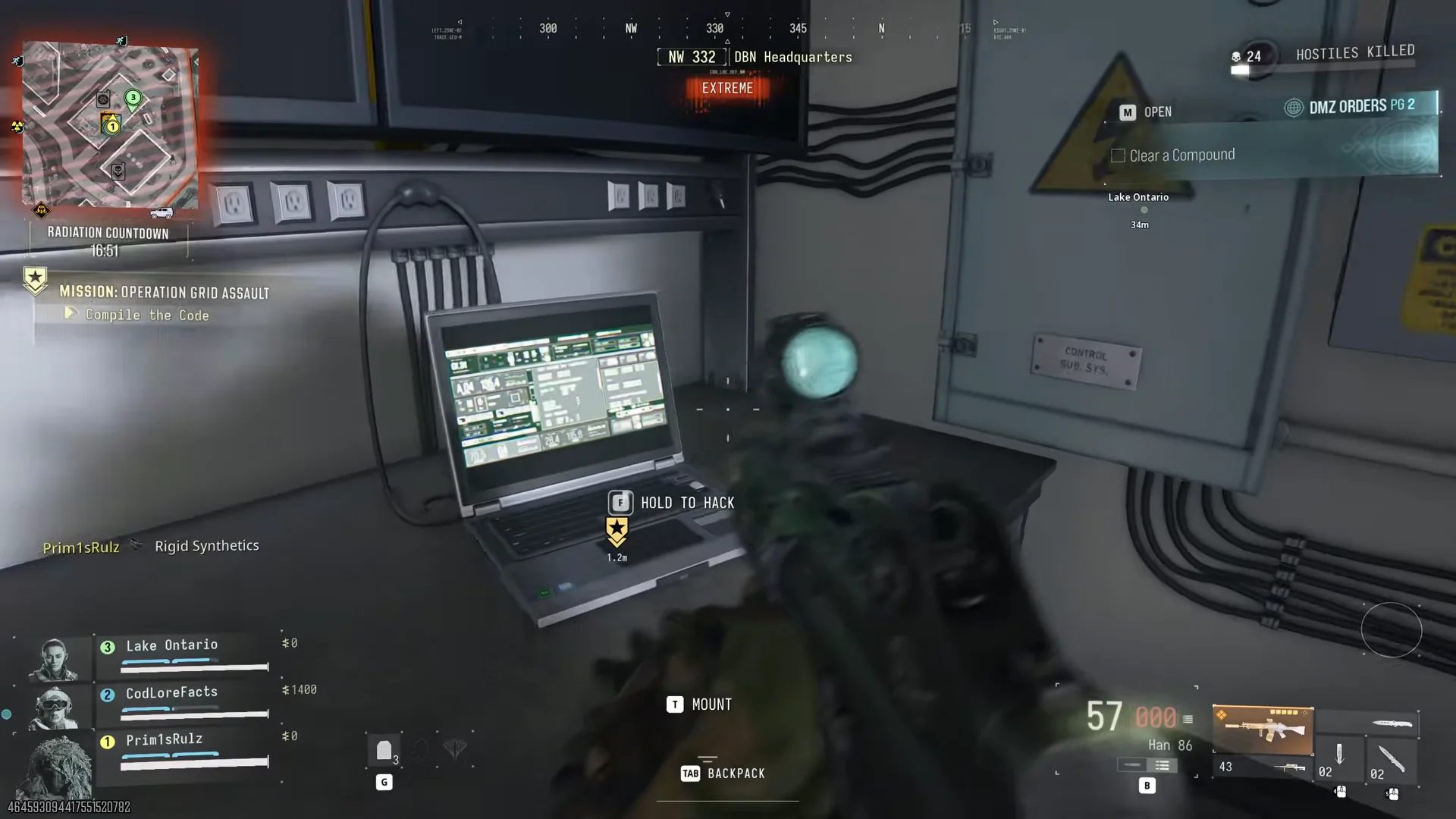 Hold to hack laptop