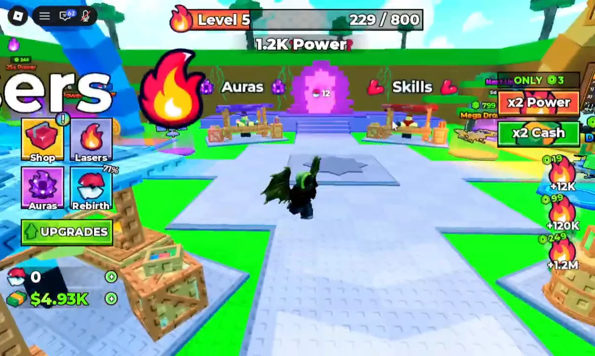 Skills and Auras Area