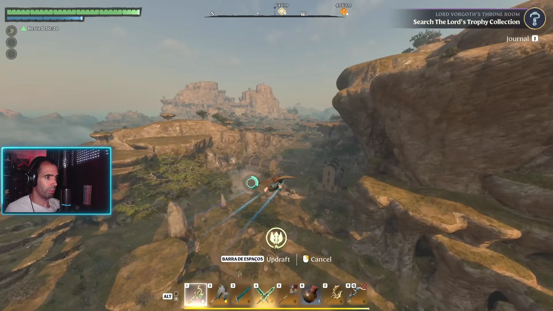 Gliding to Shroud