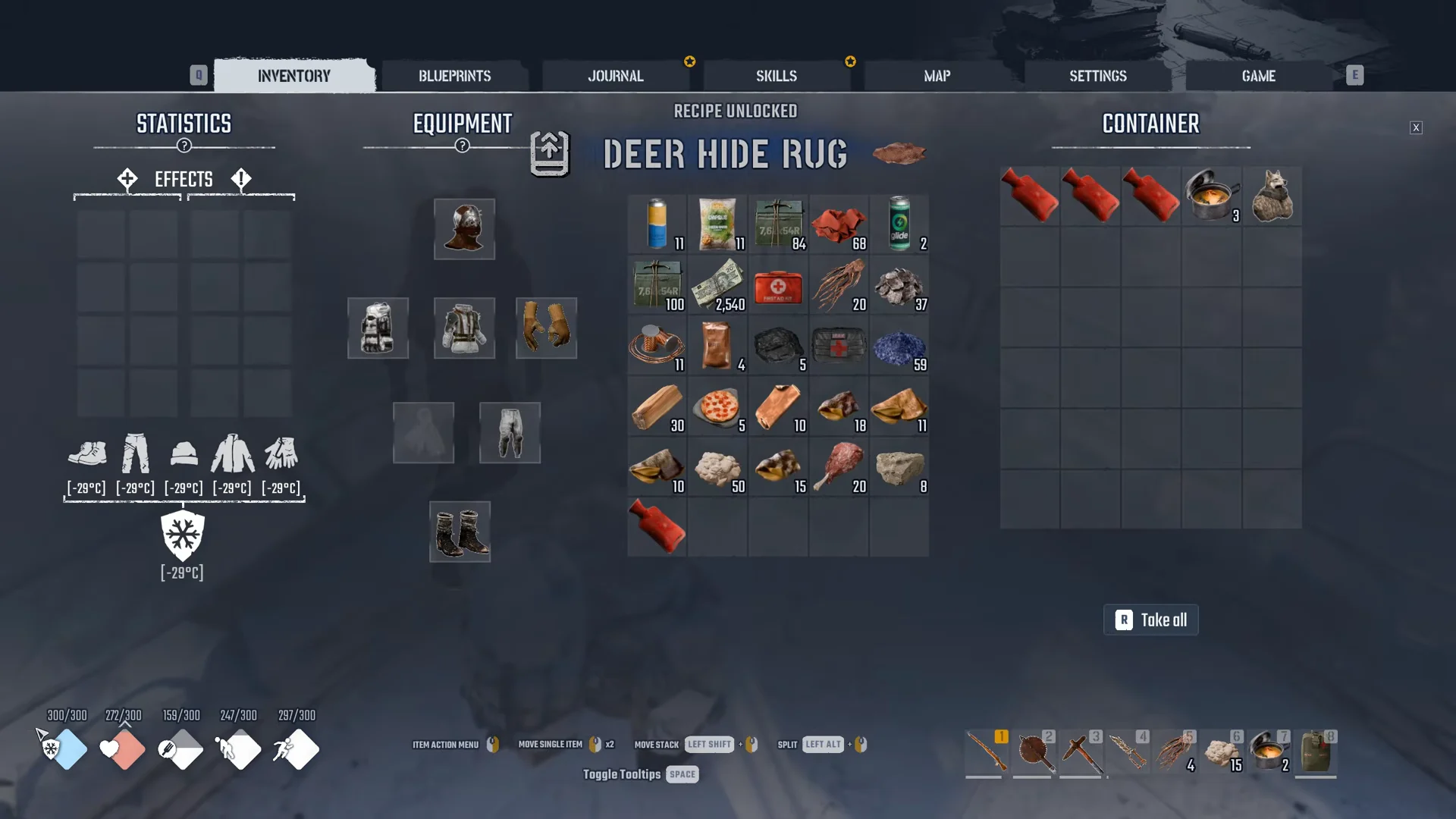 Deer and wolf reward box