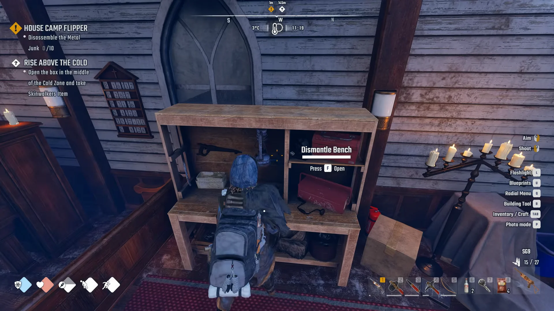 Dismantle Bench prompt in the Church