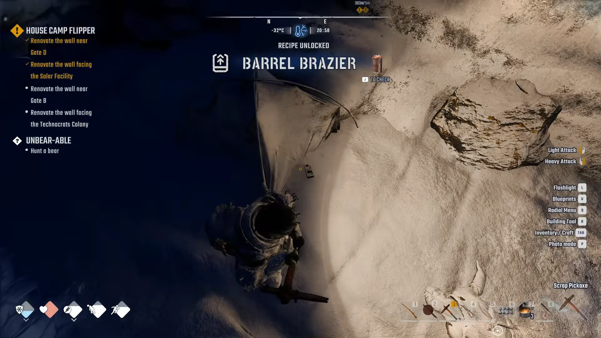 RECIPE UNLOCKED BARREL BRAZIER banner
