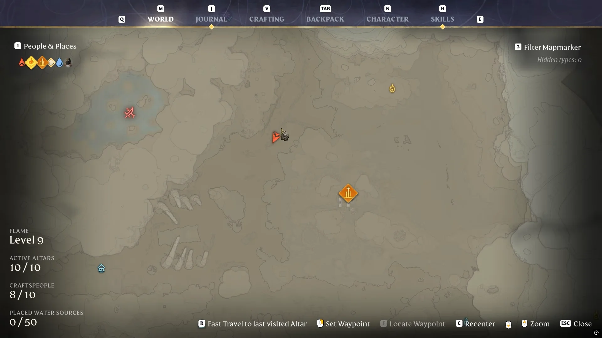 Map Zoom on Cave Entrance