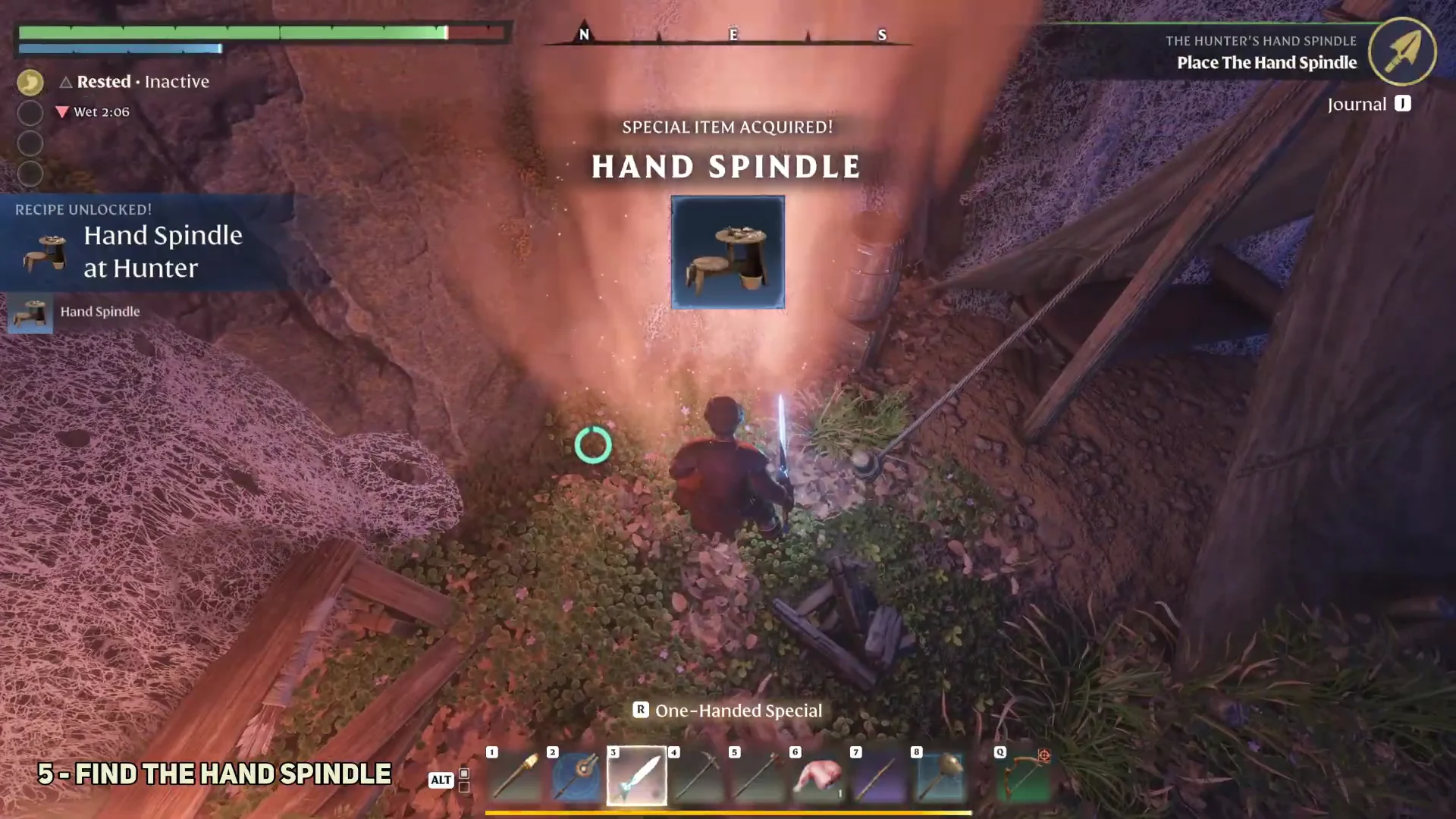 Clearing Cave & Retrieving Hand Spindle