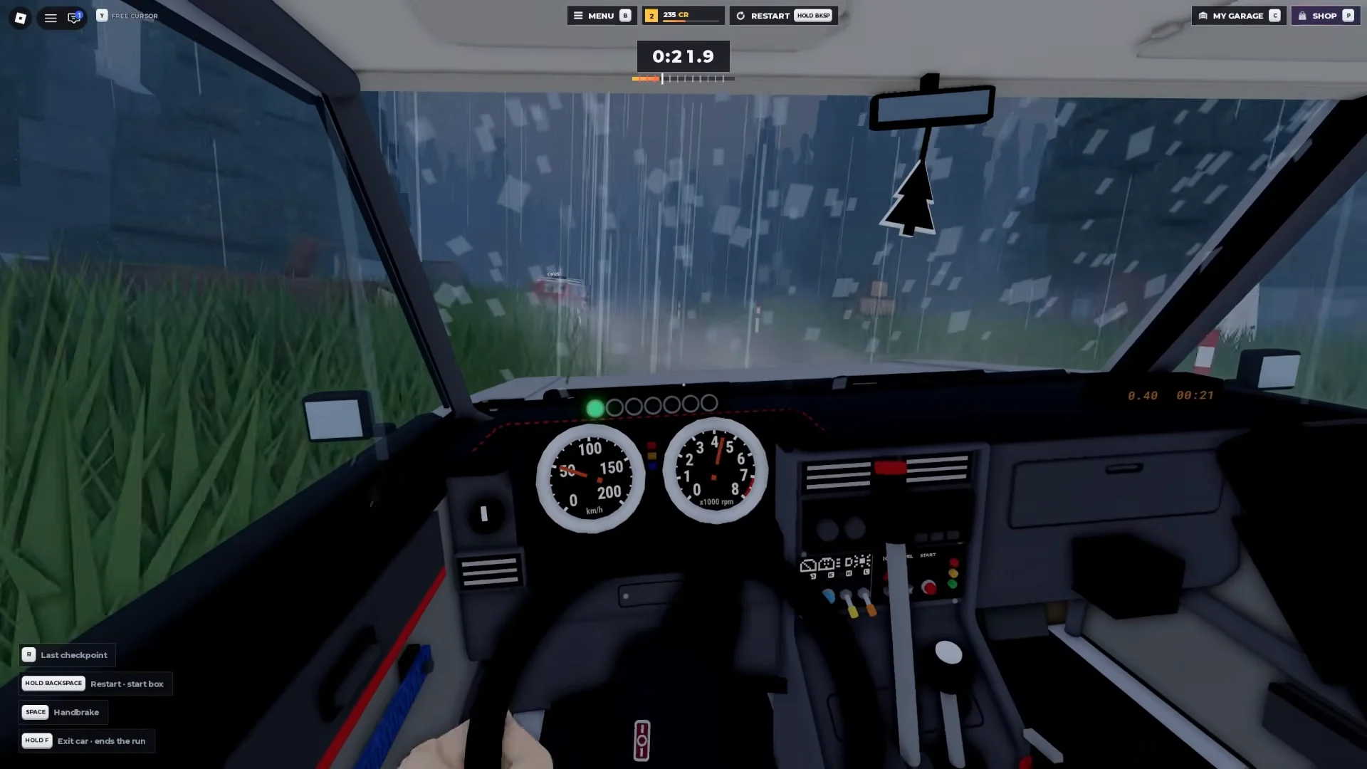 Stage Retry u0026 Handbrake Drifting