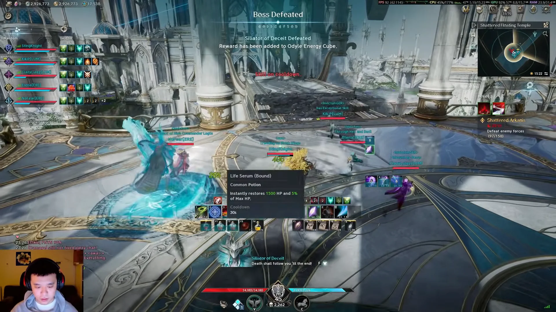 Defeating Warrior of Deceit