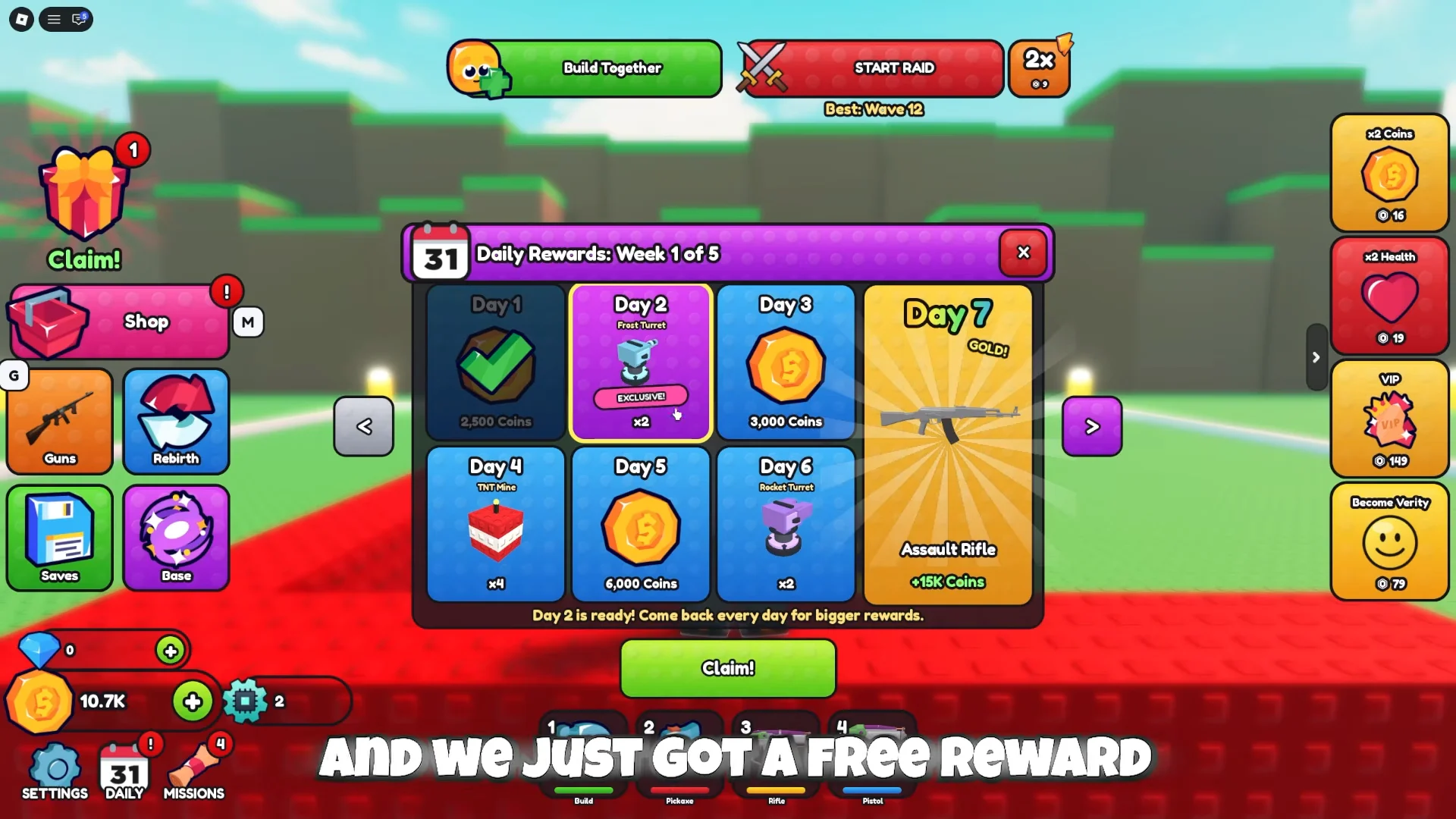 Method 1: Daily Rewards