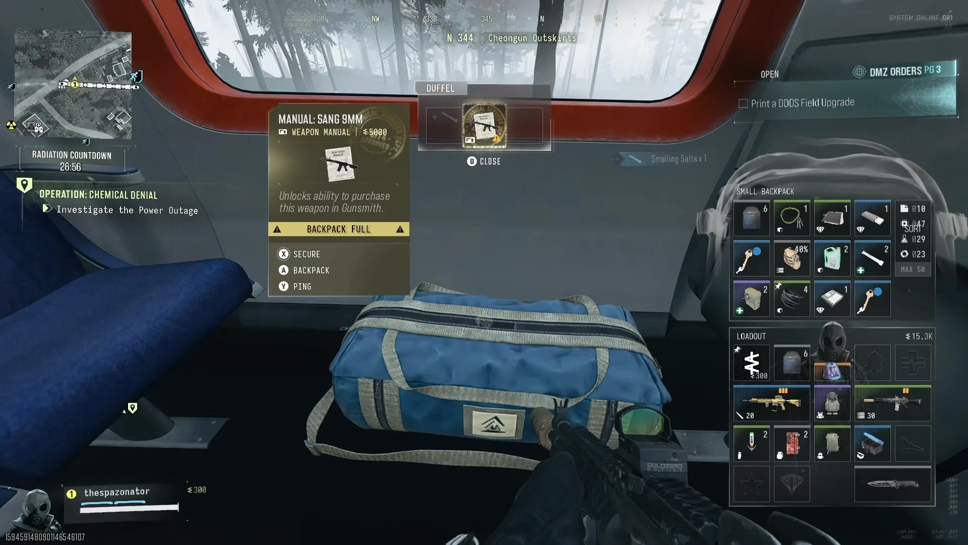 Manual Sang 9mm in duffel