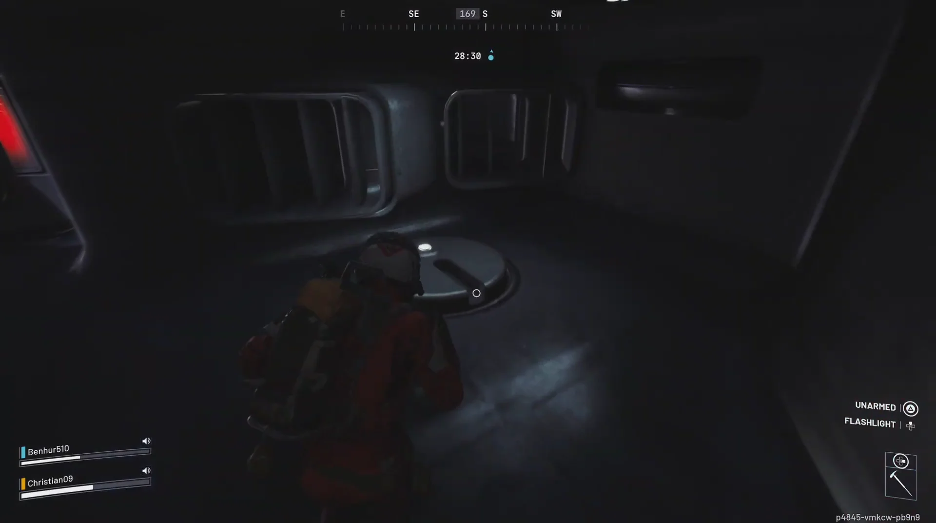 Approaching the Hatch Room