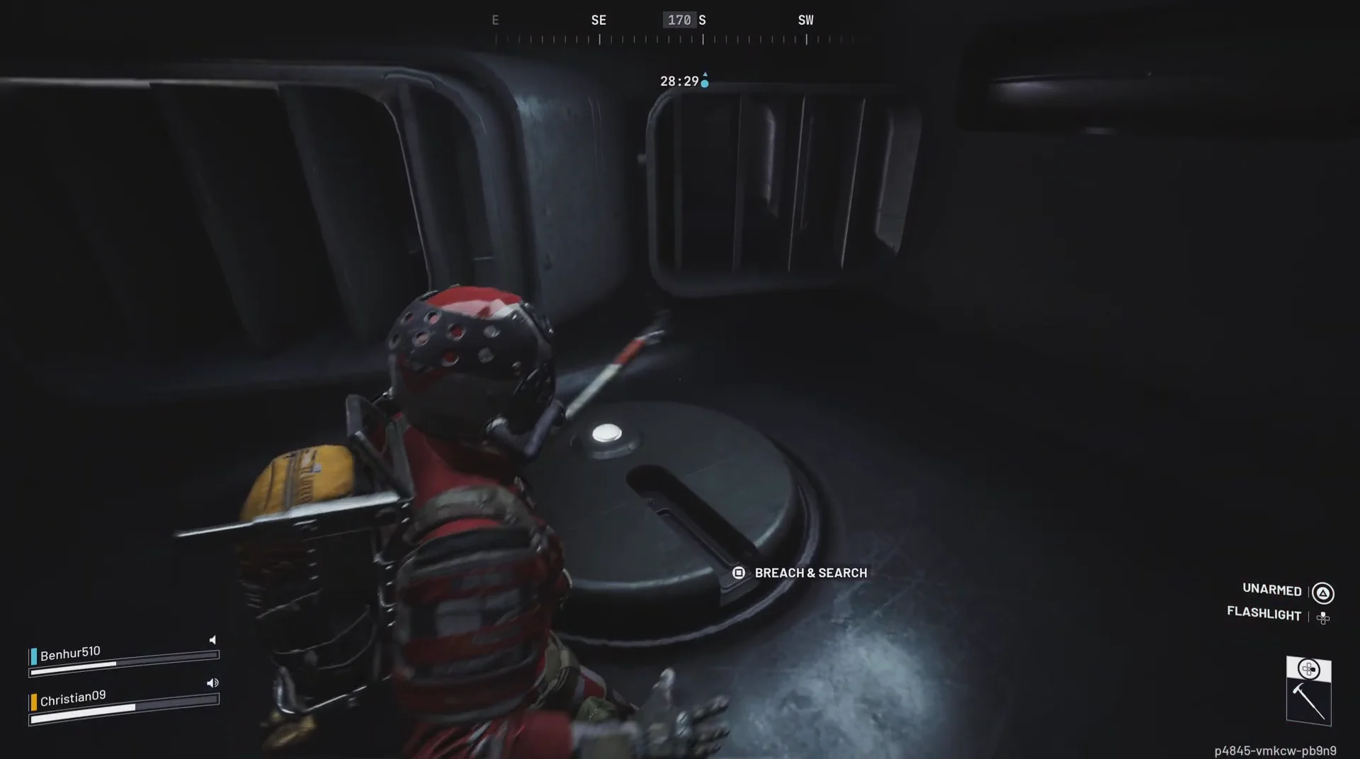 Breaching Floor Container