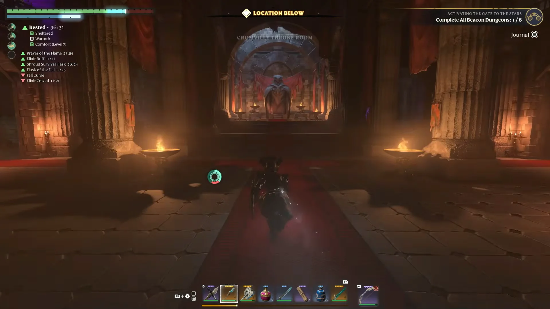 Entering Cromville Throne Room