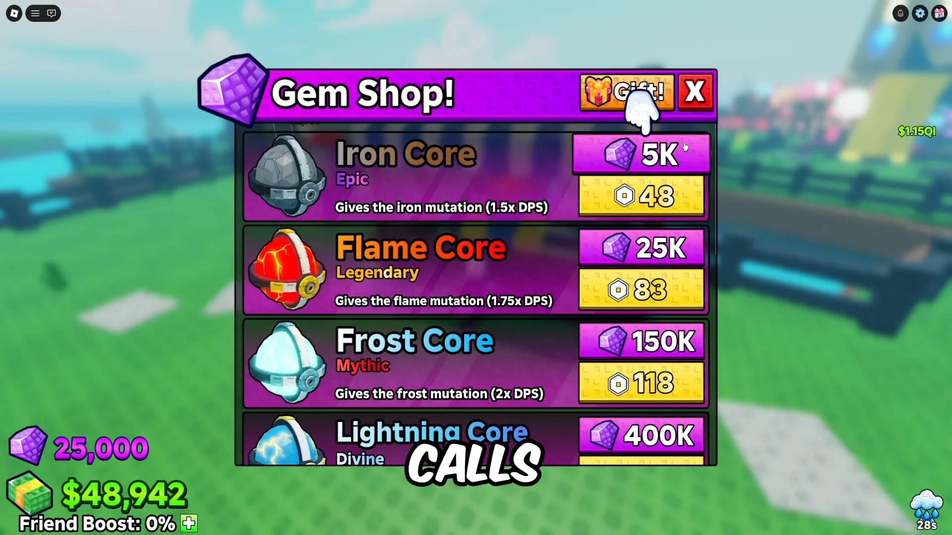 Gem Shop Overview