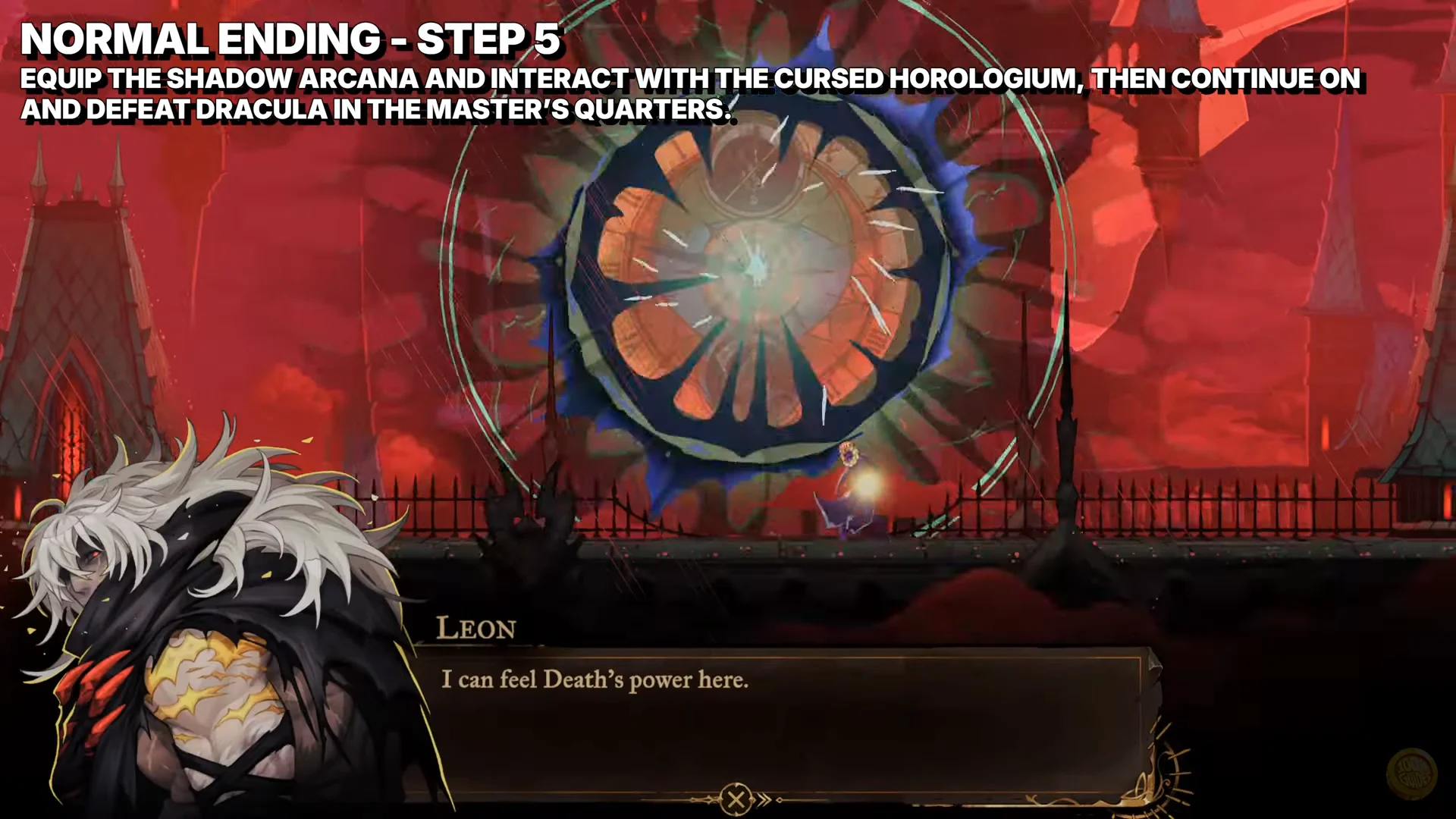 Normal Ending: Step 5 (Stop Horologium & Beat Dracula)