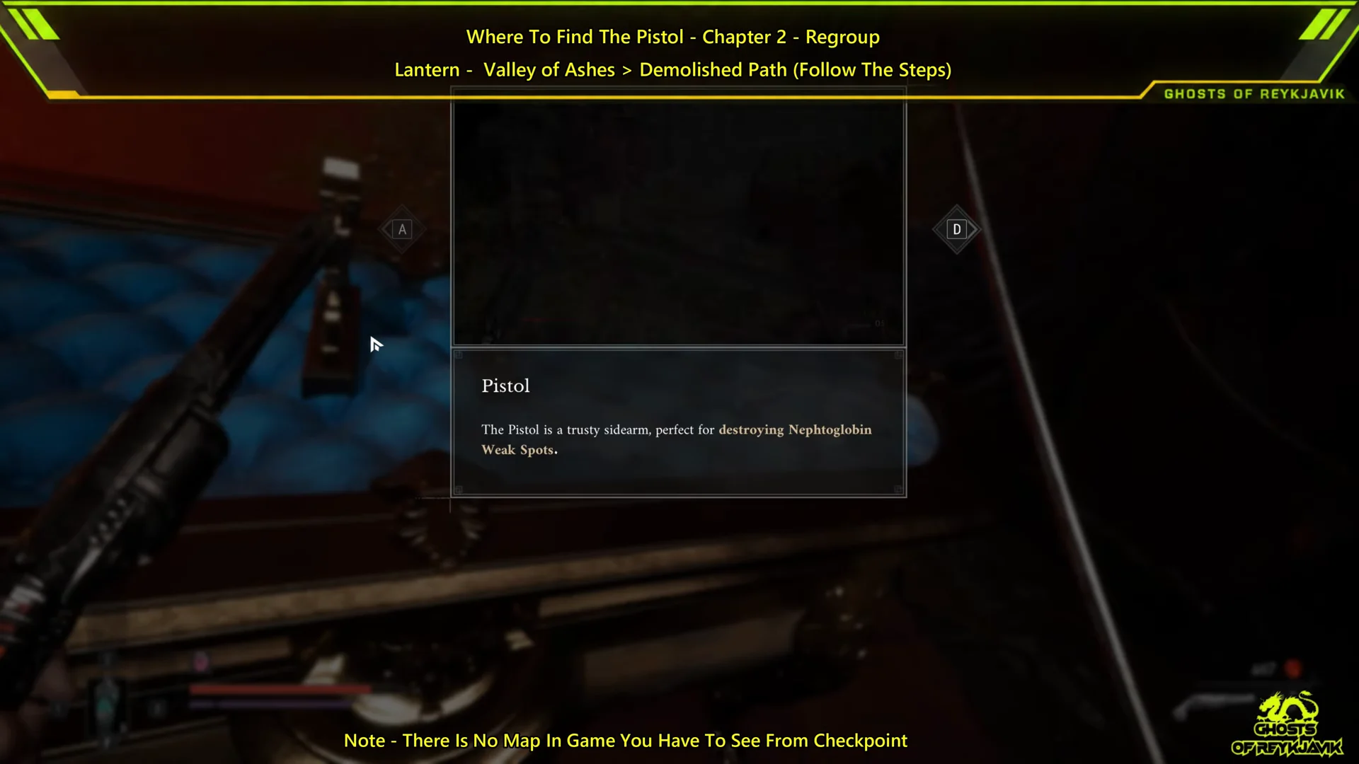 Pistol Tutorial Pop-up