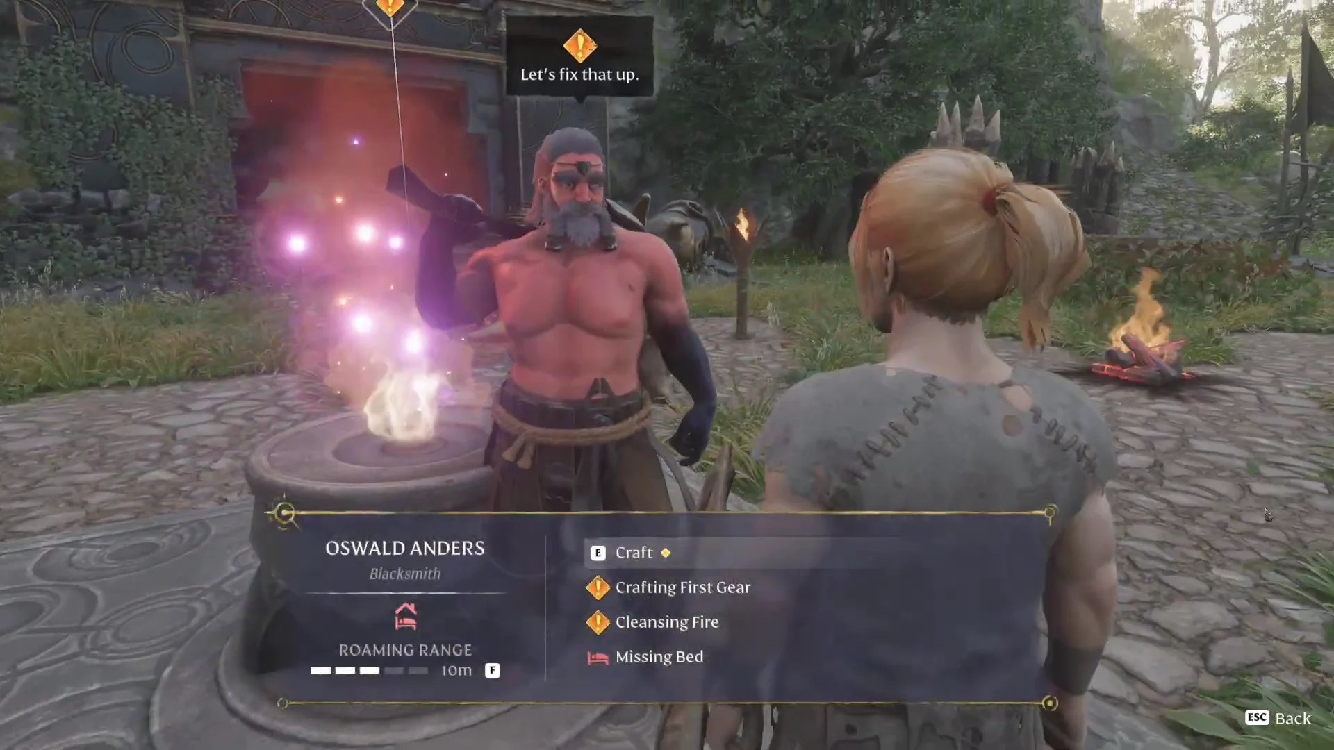 Quest Completion & Interacting with Blacksmith