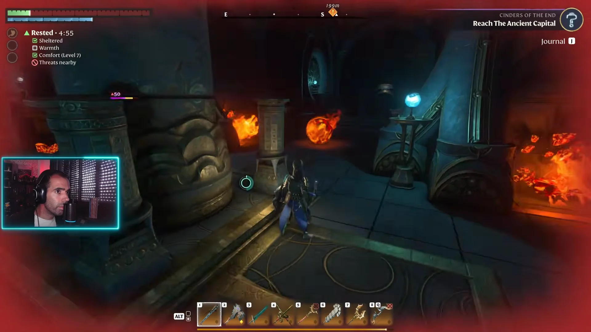 Entering Lower Trapped Chamber