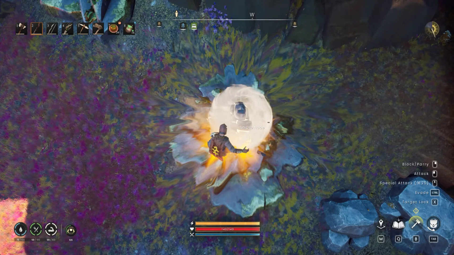 Mining tin with Rockplosion