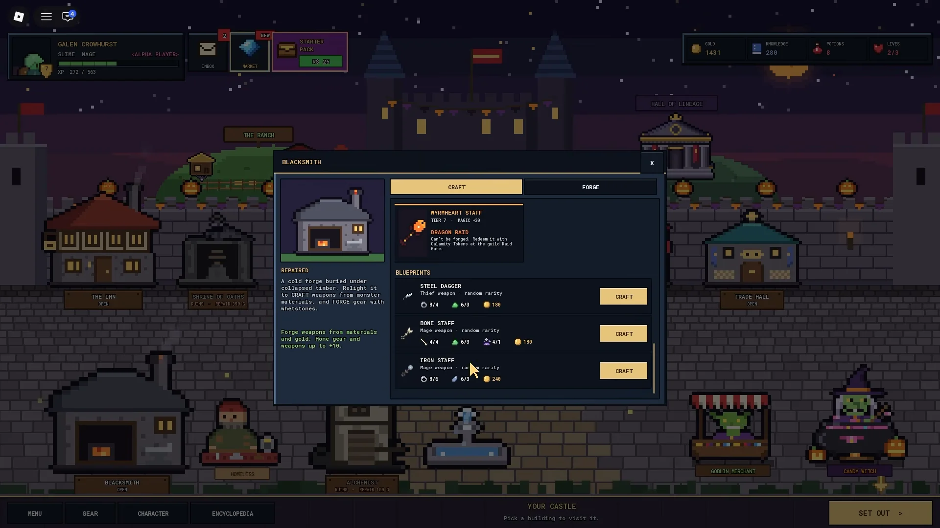 Second Run & Crafting