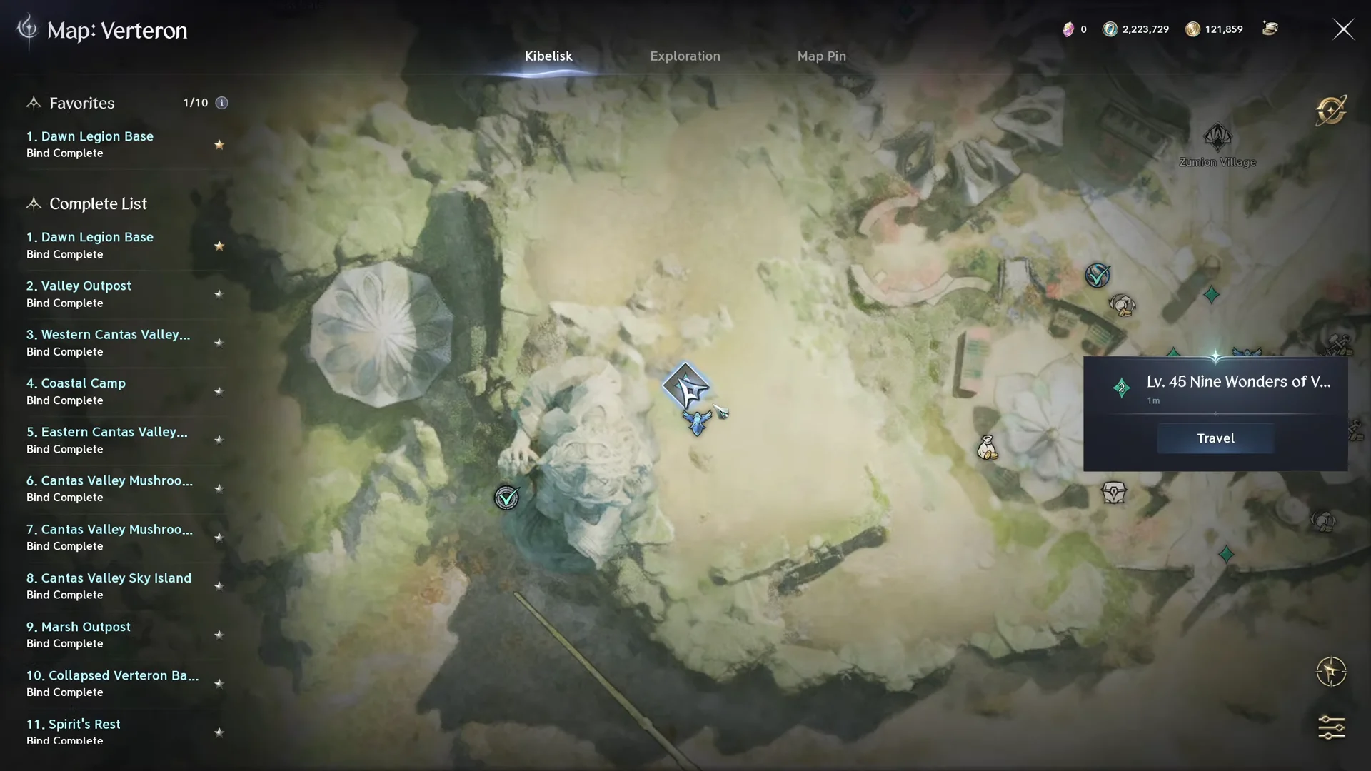 Location Map & NPC Nevius
