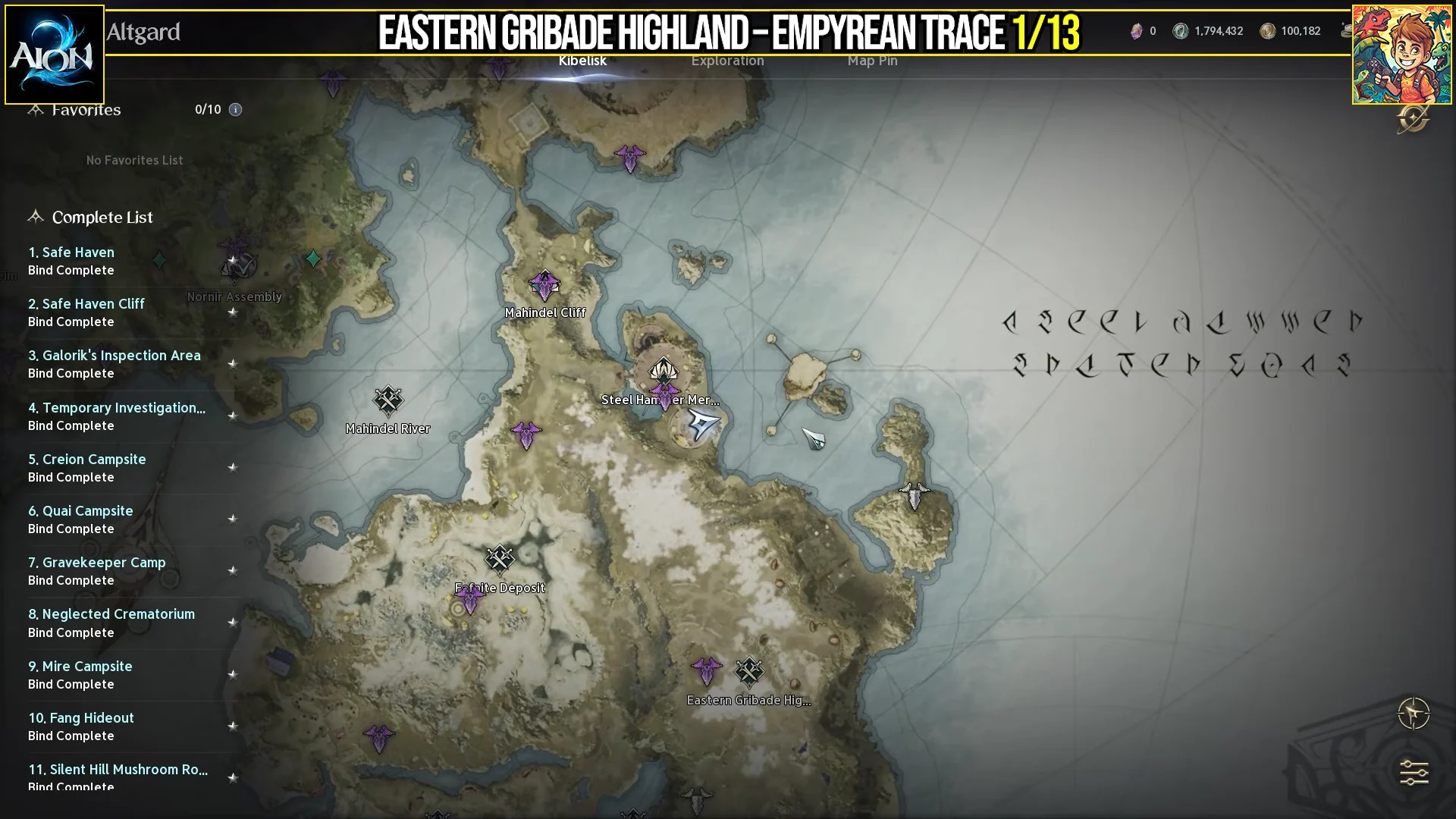 Empyrean Trace 1/13 Map