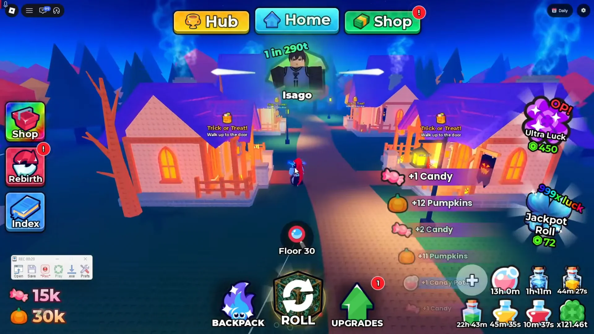 Recording Route 1 (Home Method)