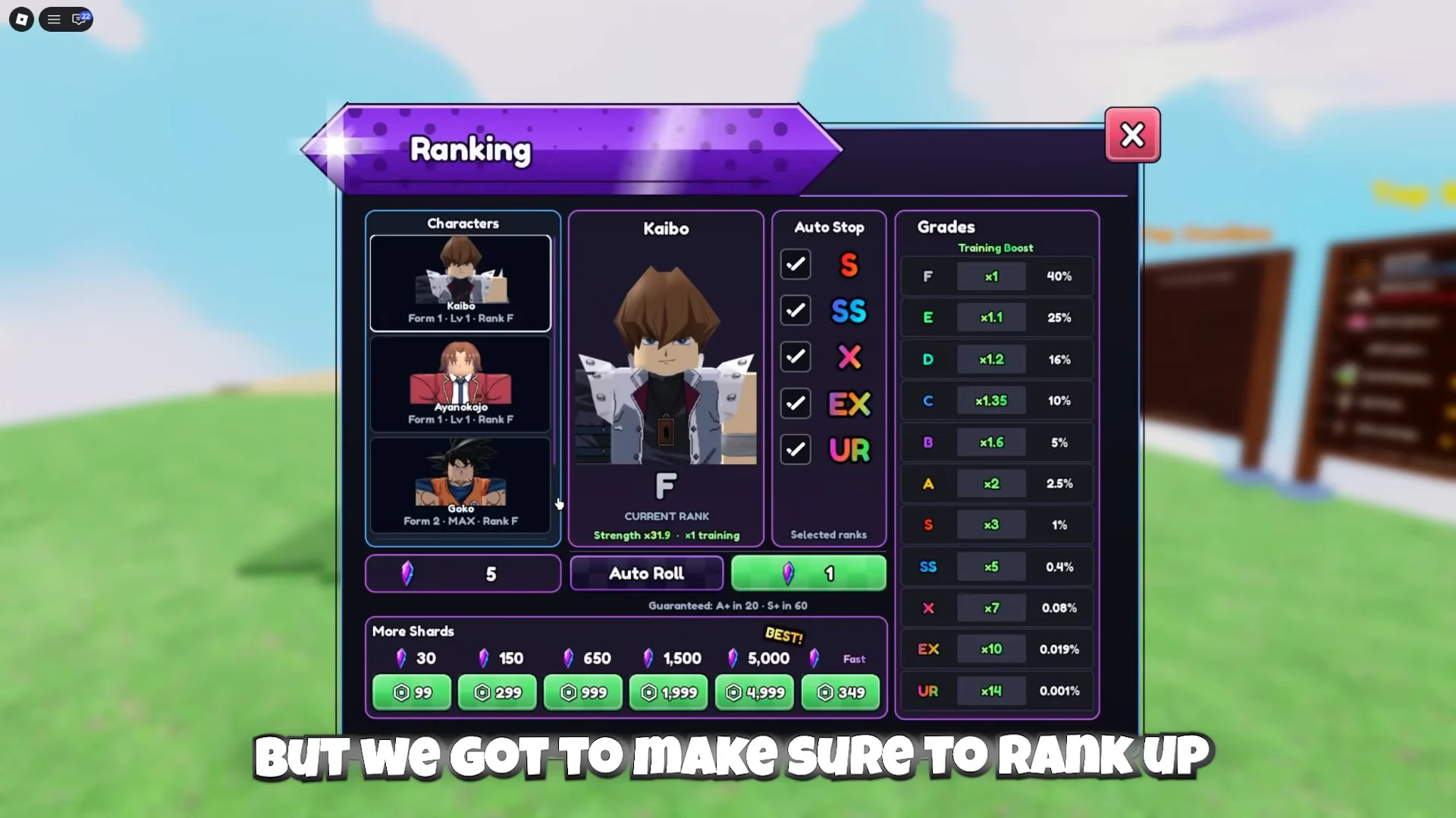 Inventory & Ranking Stand