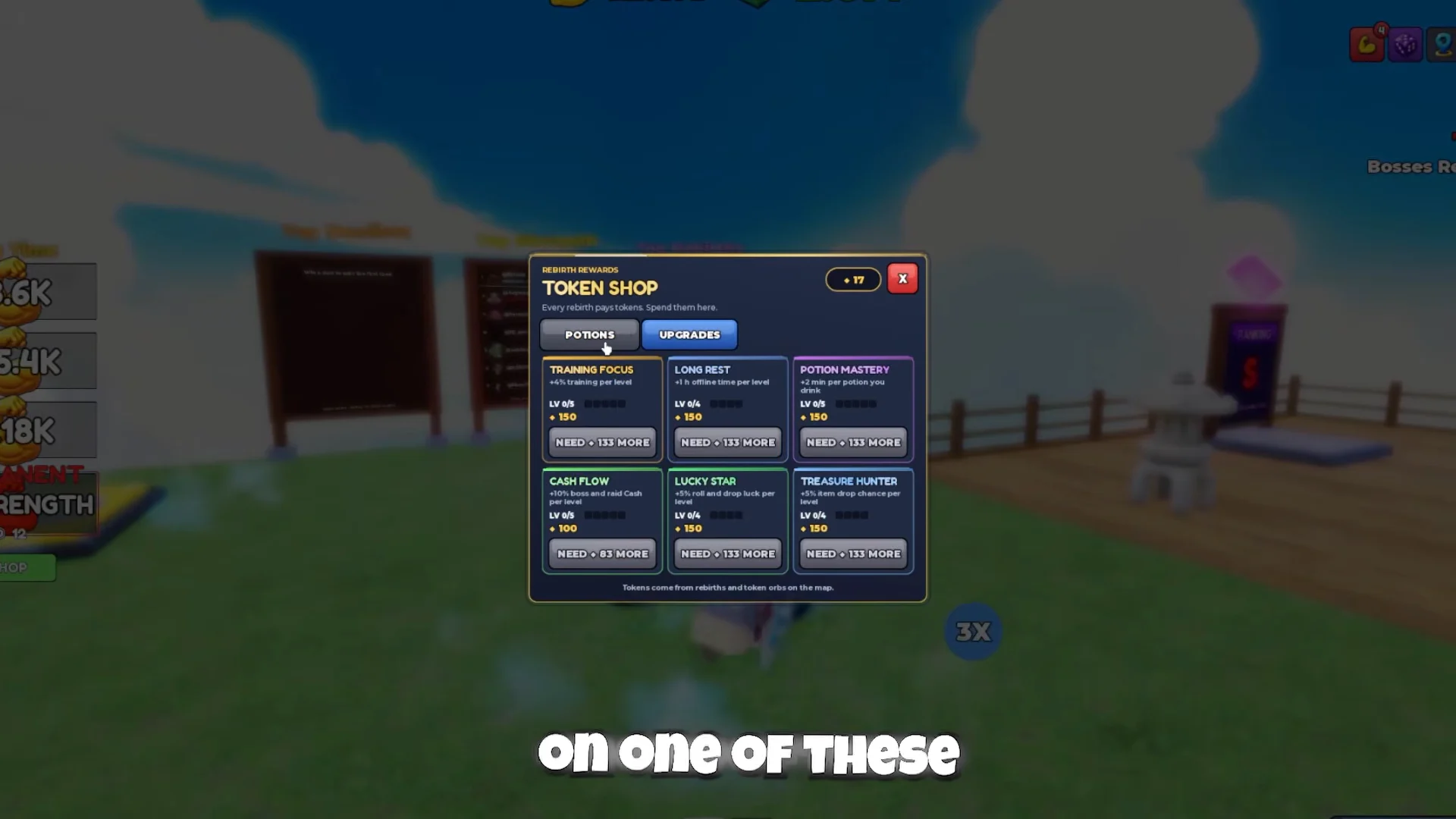 Token Shop Upgrades