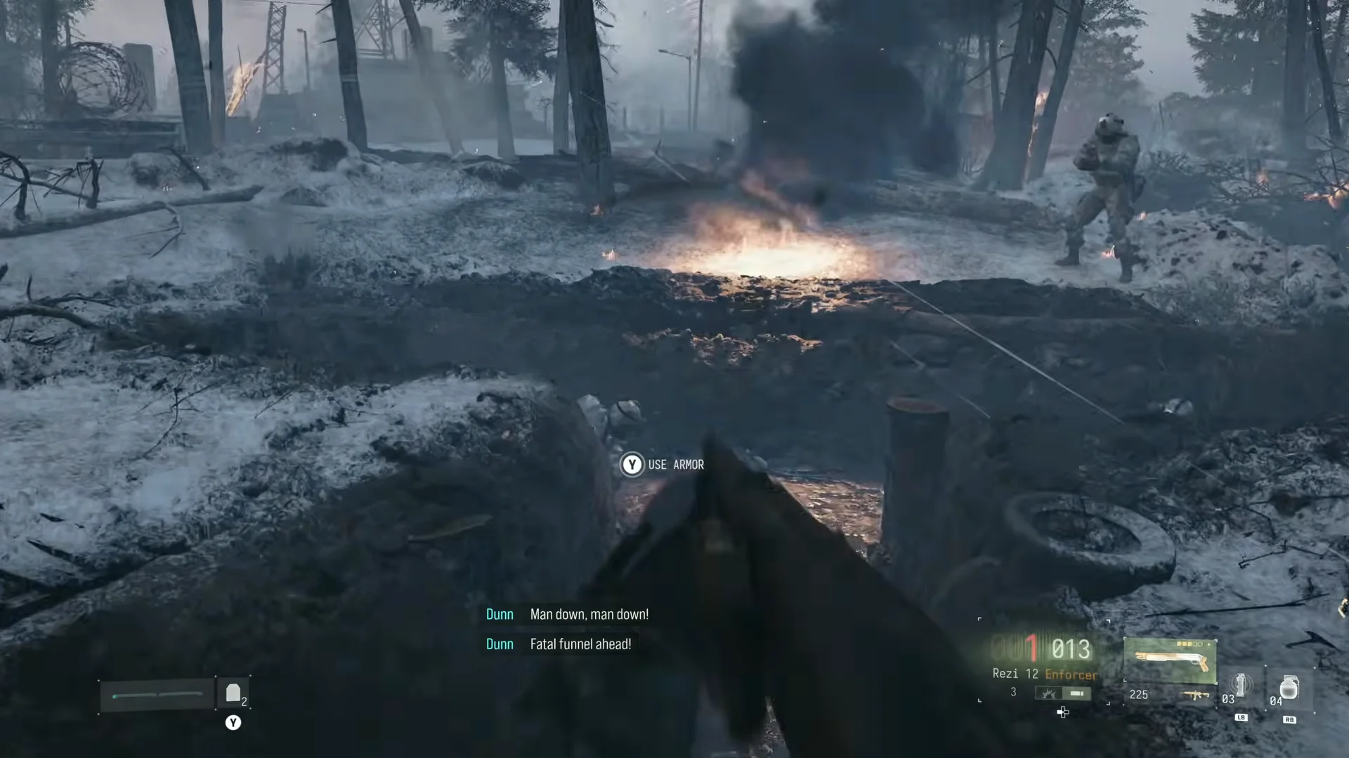 Navigating the trench line
