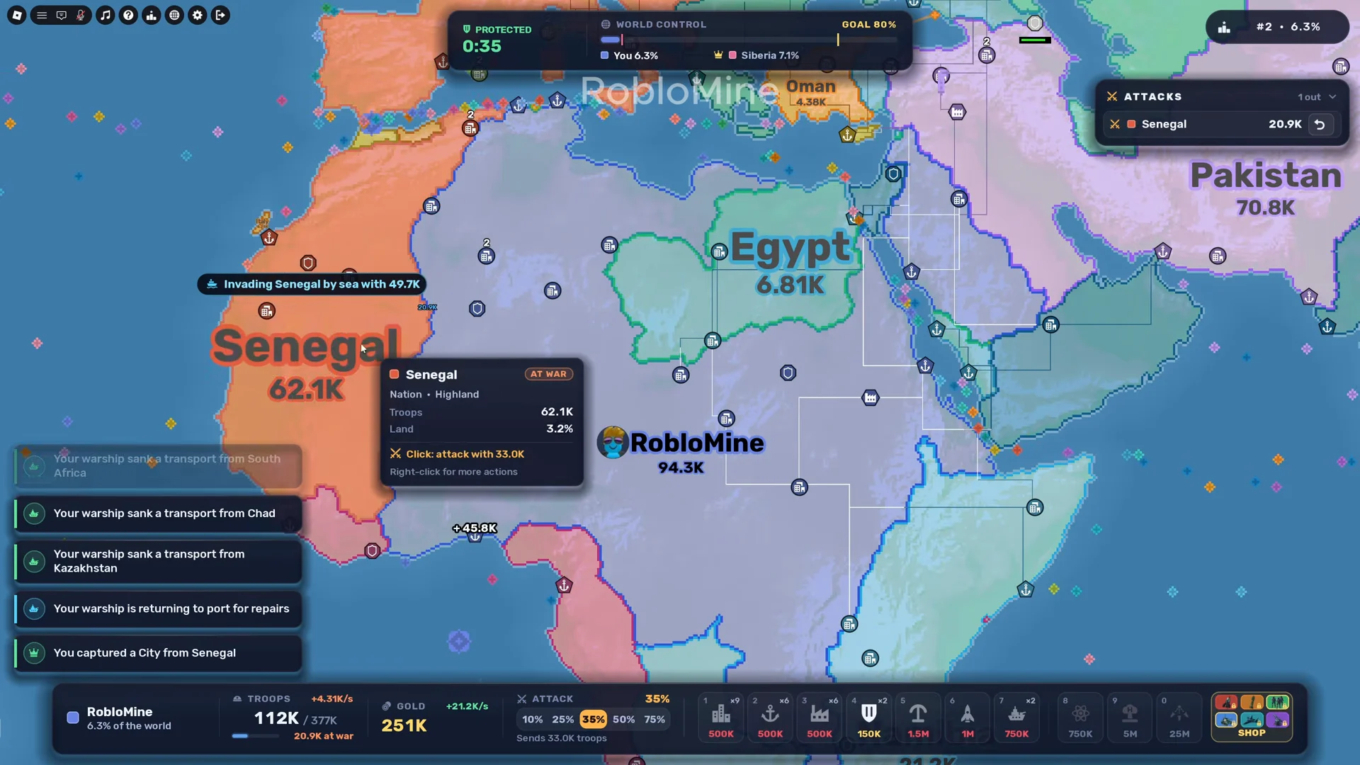 Invasion of Senegal