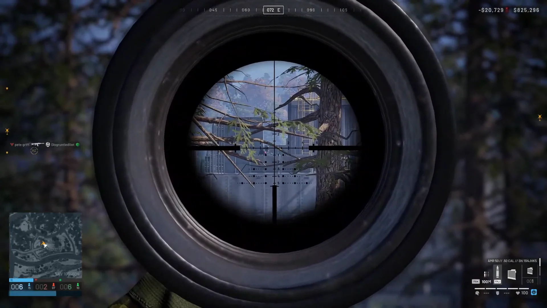 Sniping Across Valley