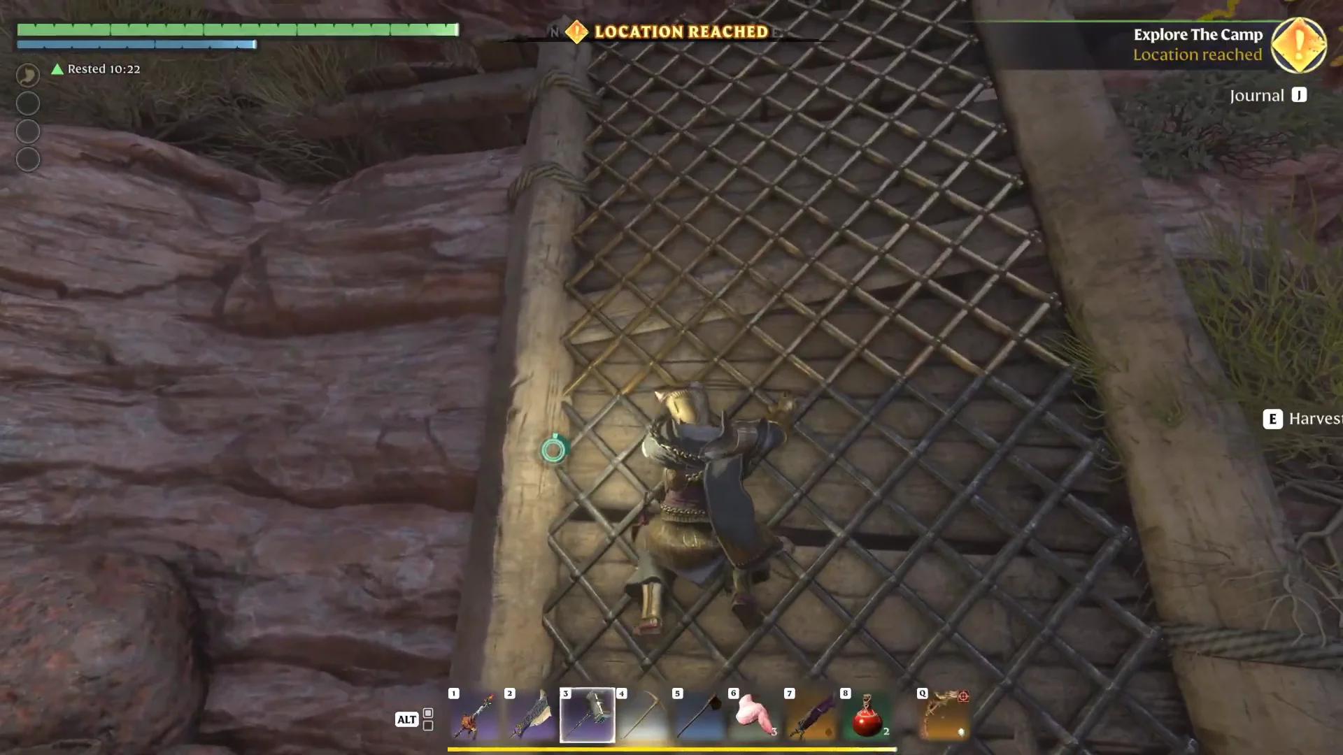 Climbing the scaffolding