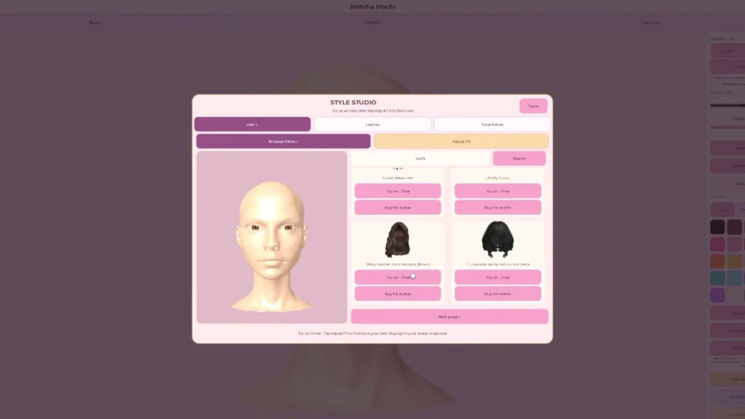 Hair Selection