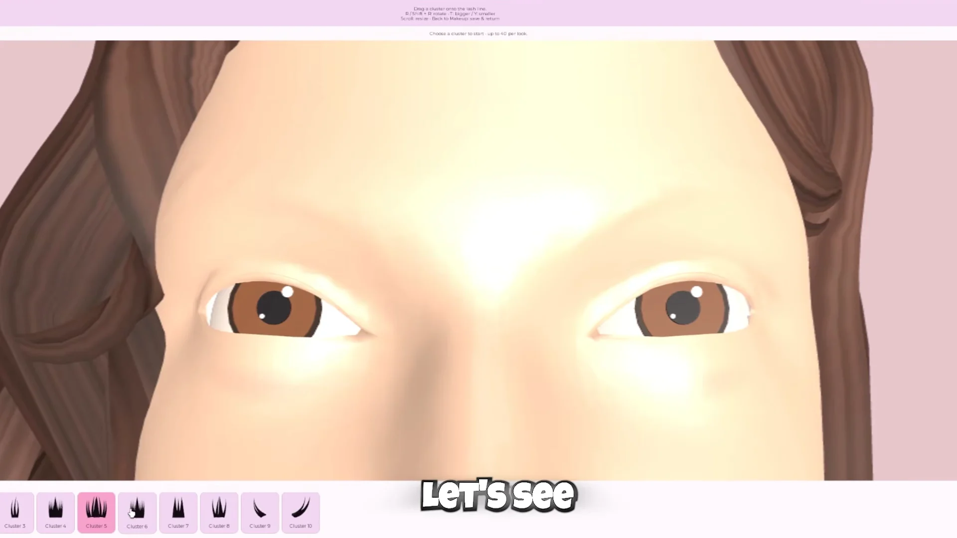 Lash Selection Attempt