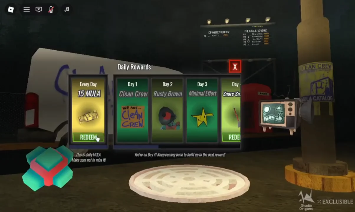 Claiming rewards