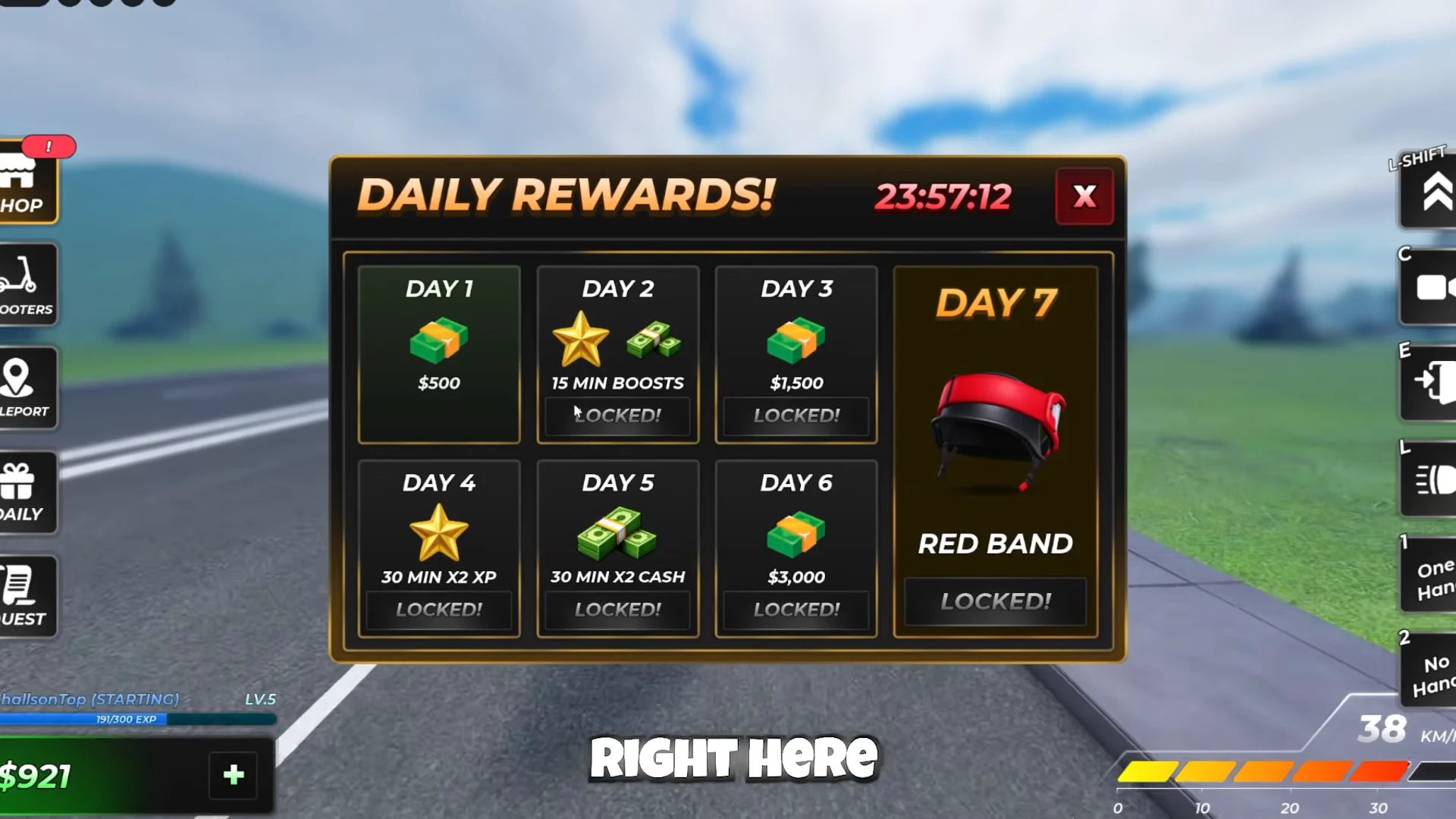 Claiming Daily Rewards Guide