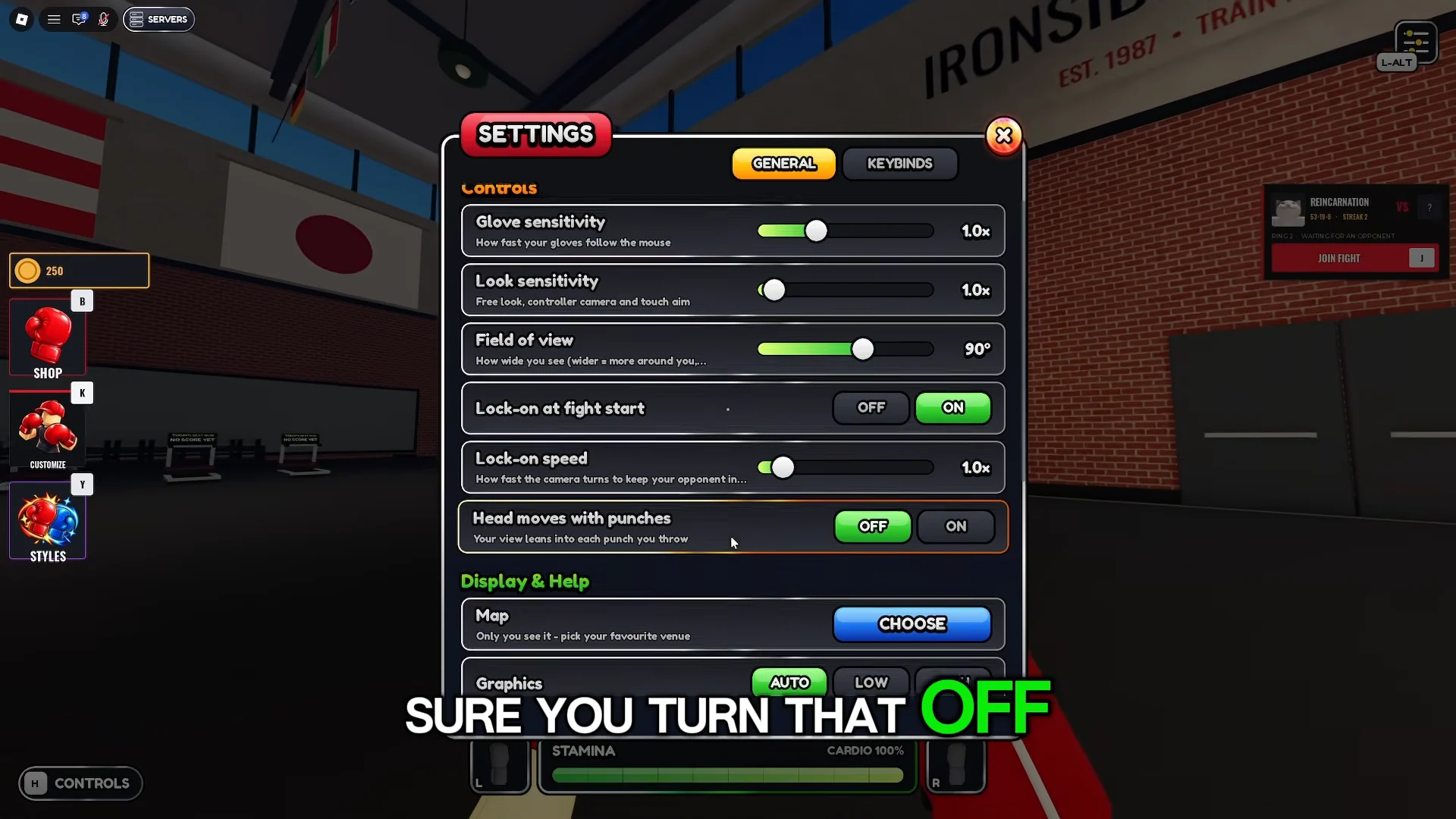 Recommended Settings