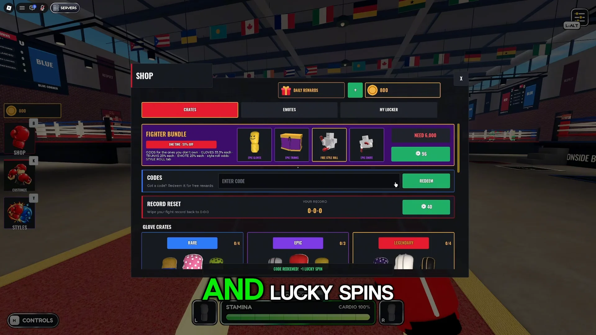 Shop Codes Redemption